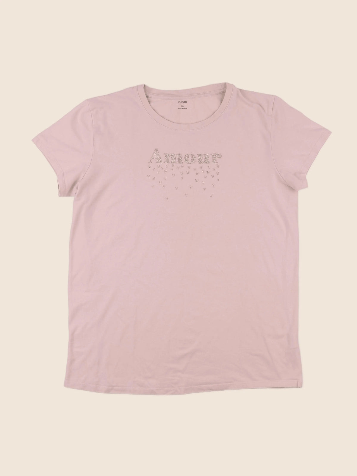 Kiabi - tee-shirt grossesse rose - 46 à 48
