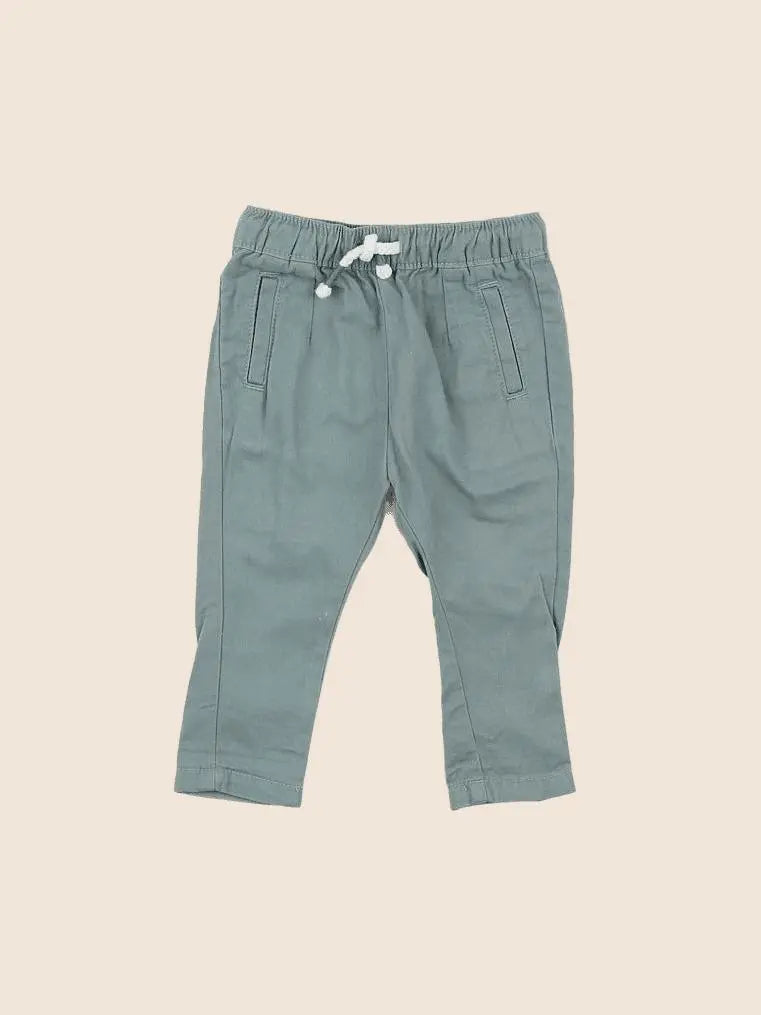 Vertbaudet - pantalon bleu - 6 mois