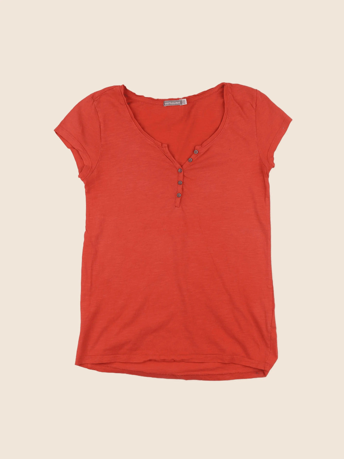 Vertbaudet - tee-shirt grossesse rouge - 34 à 36