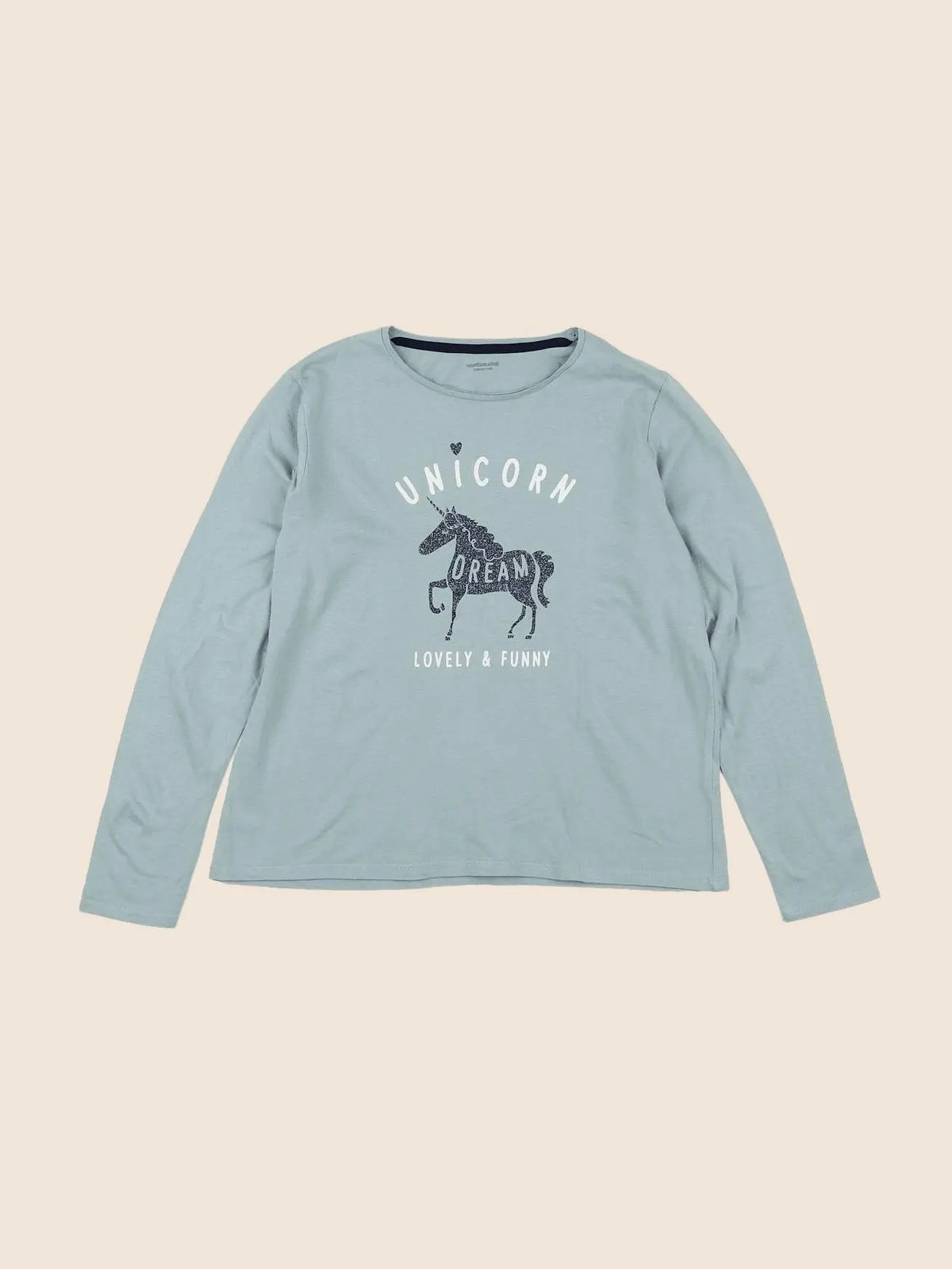 Vertbaudet - tee-shirt vert - 14 ans