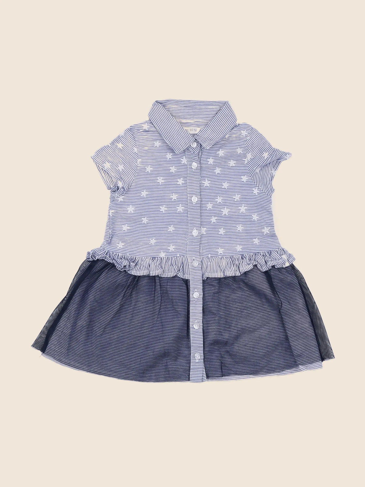 IKKS - robe bleu - 6 mois