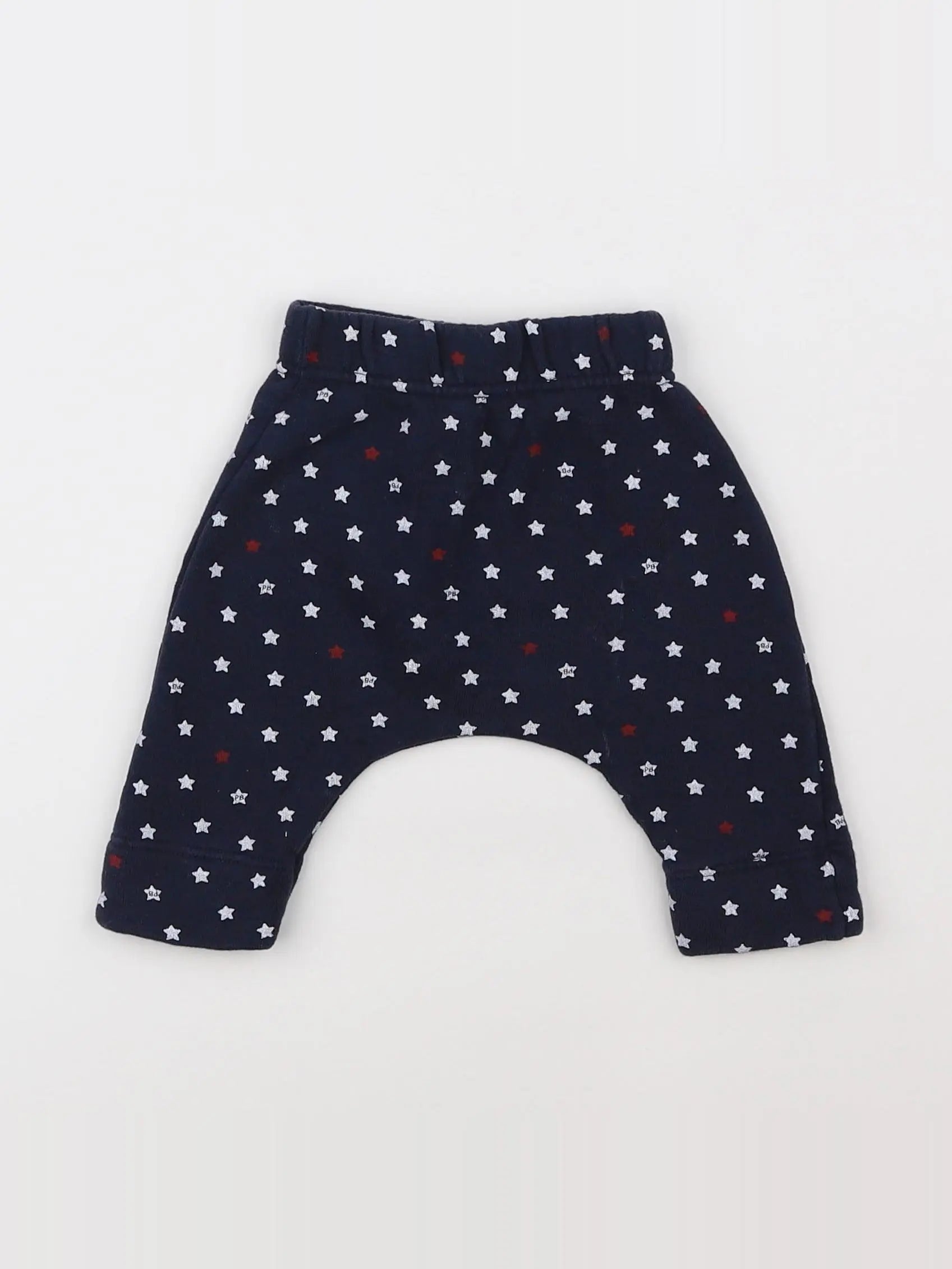 Petit Bateau - sarouel bleu - 3 mois