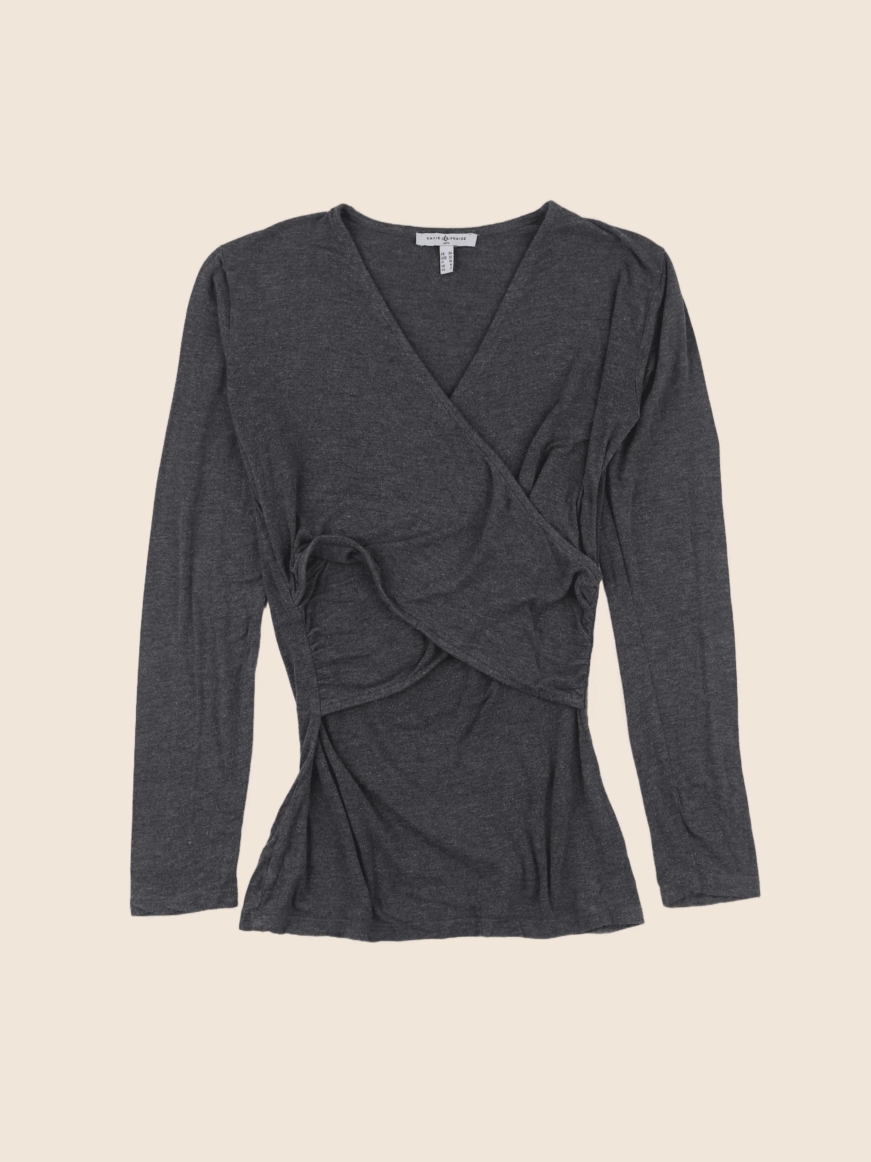 Envie de fraise - tee-shirt allaitement, grossesse gris - 34