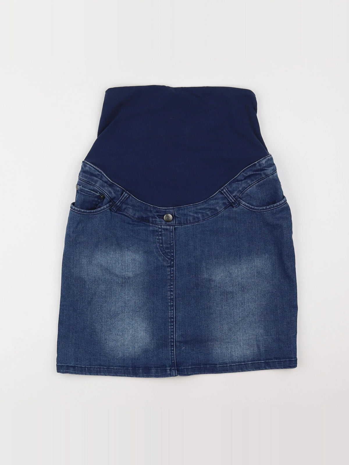 Vertbaudet - jupe grossesse bleu - 36