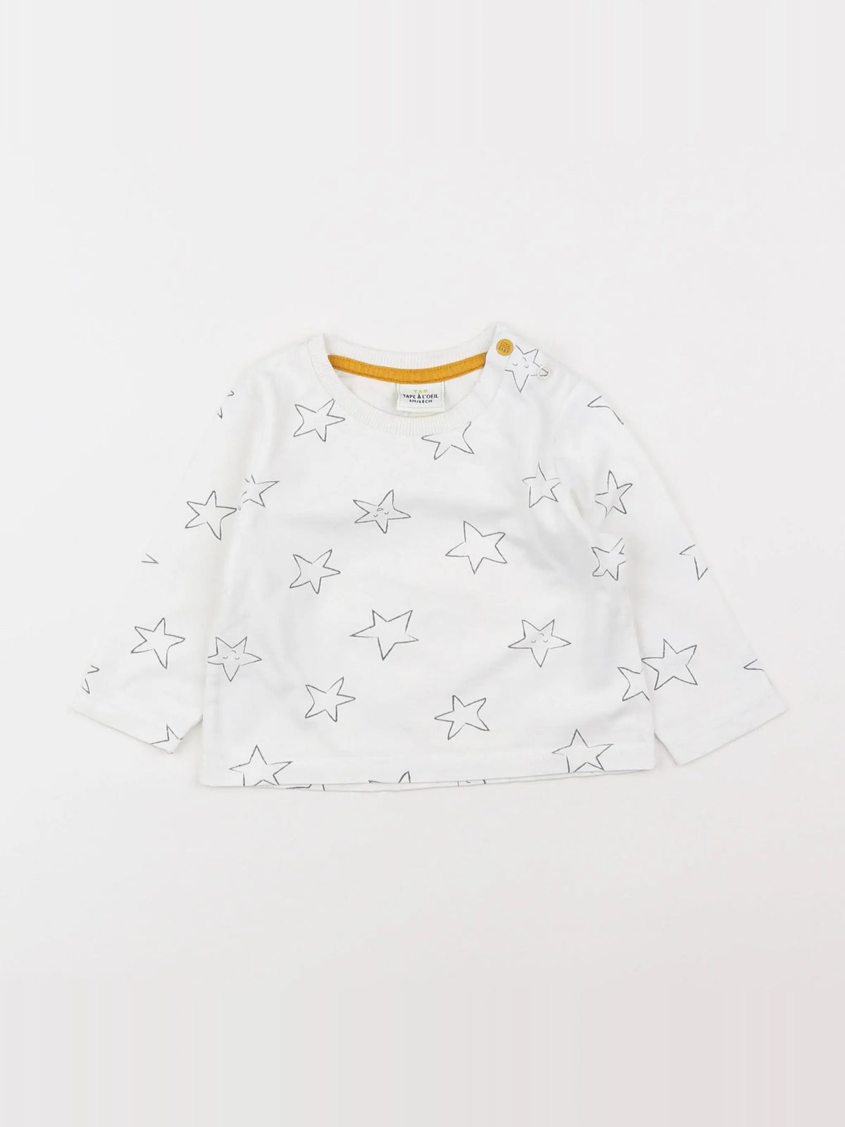 Tape à l'oeil - tee-shirt blanc - 6 mois