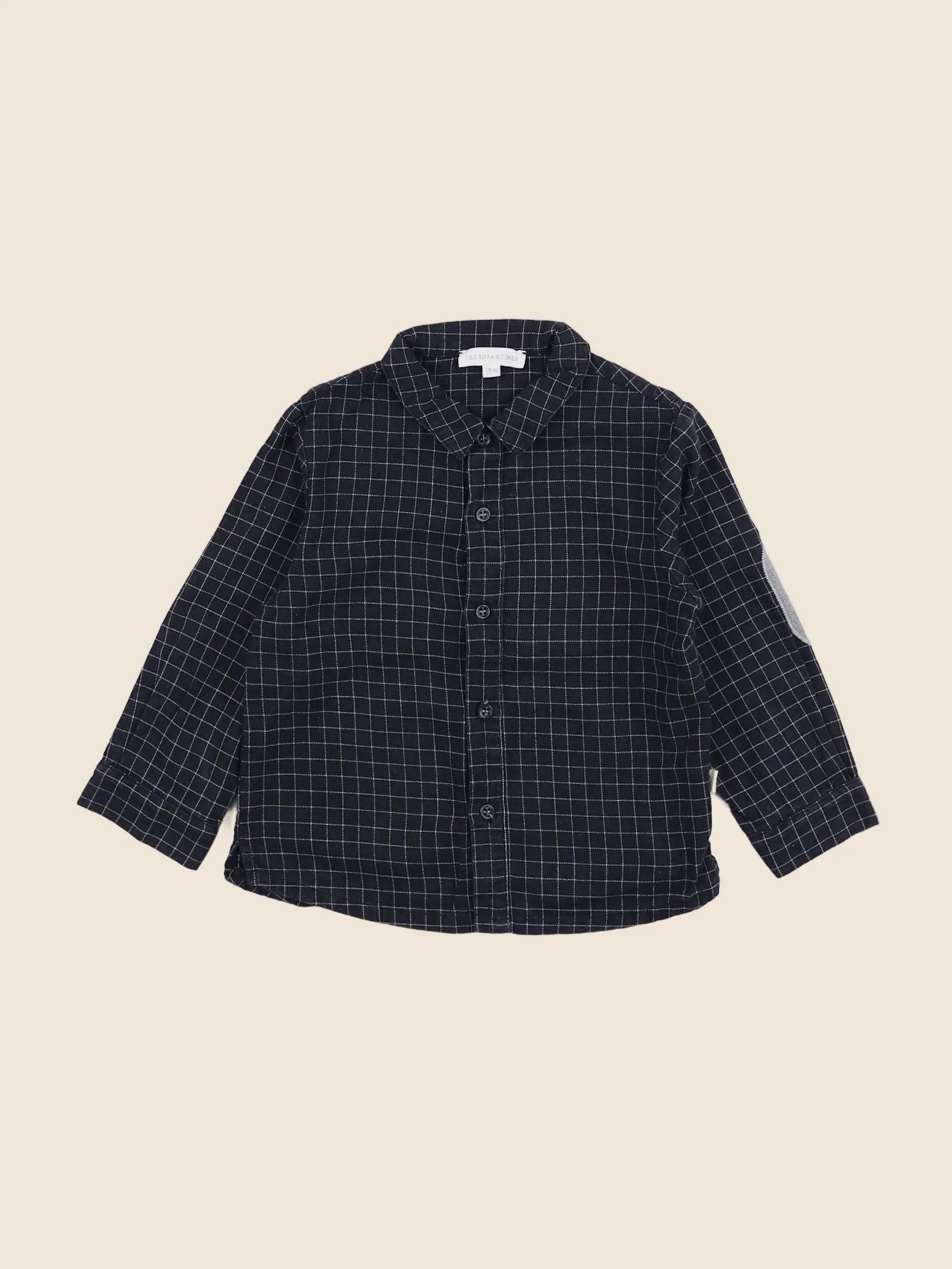 Les Enfantines - chemise noir - 18 mois
