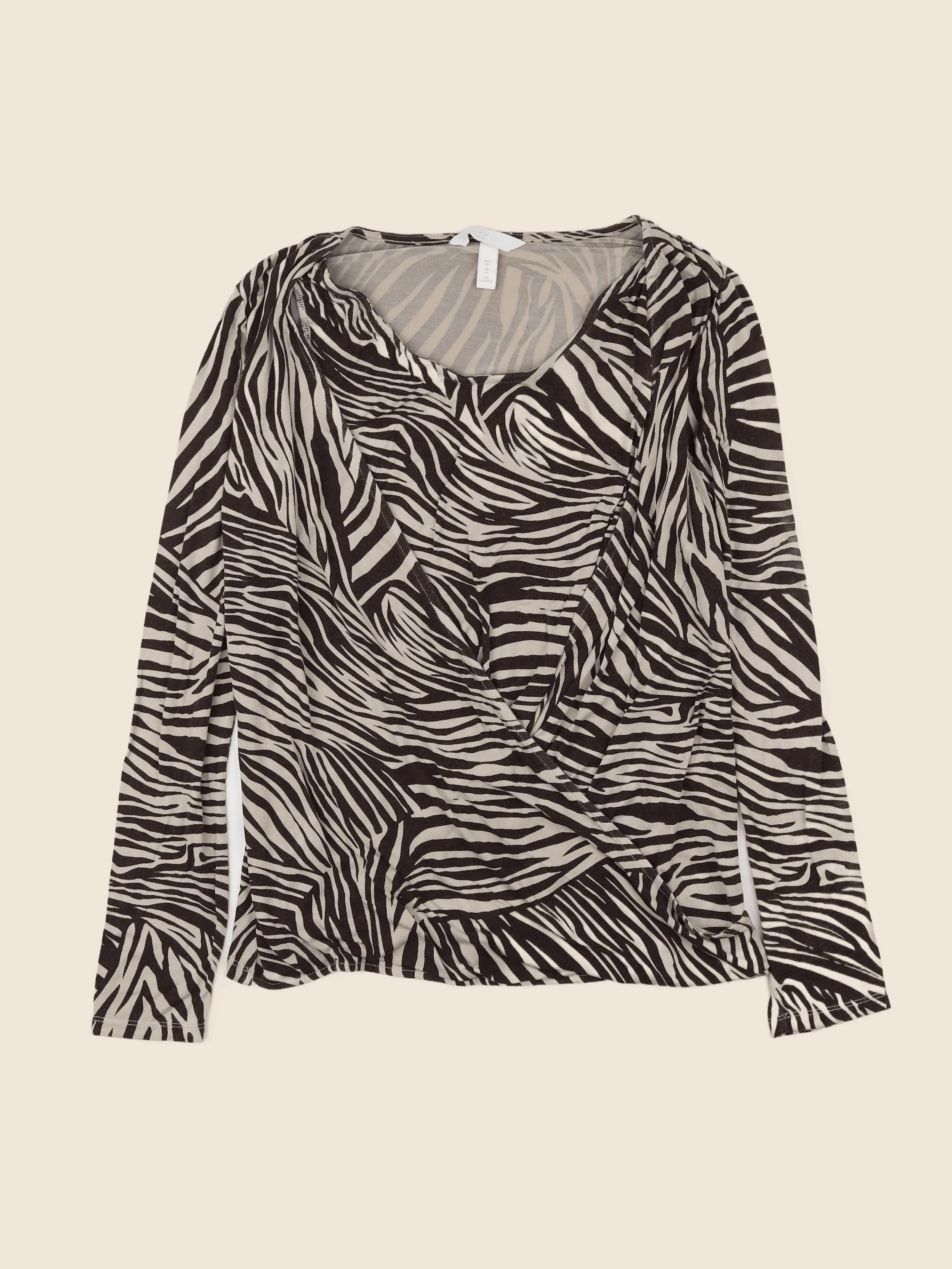 H&M - tee-shirt grossesse, allaitement beige - 40 à 42