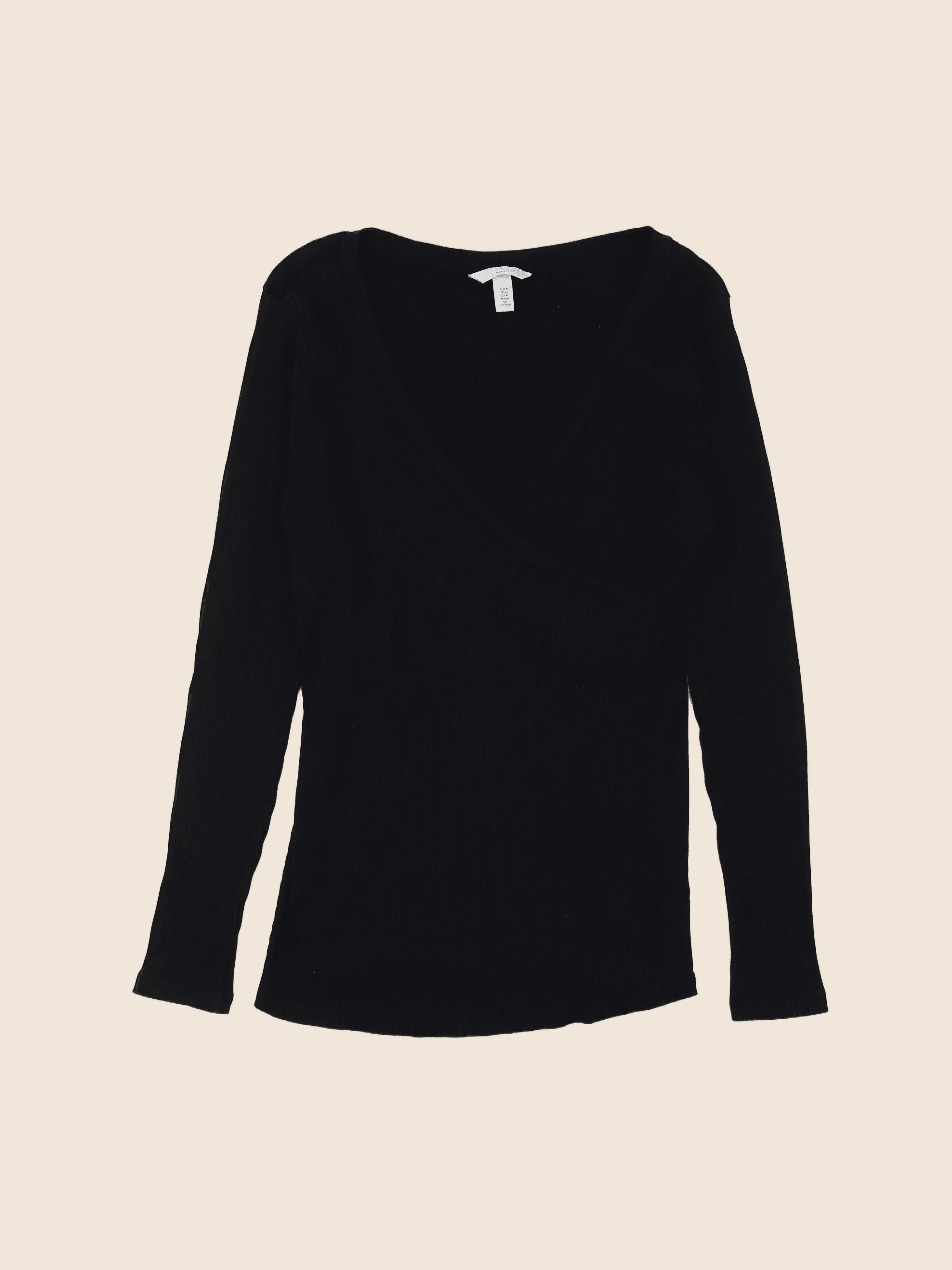 H&M - tee-shirt grossesse noir - 38