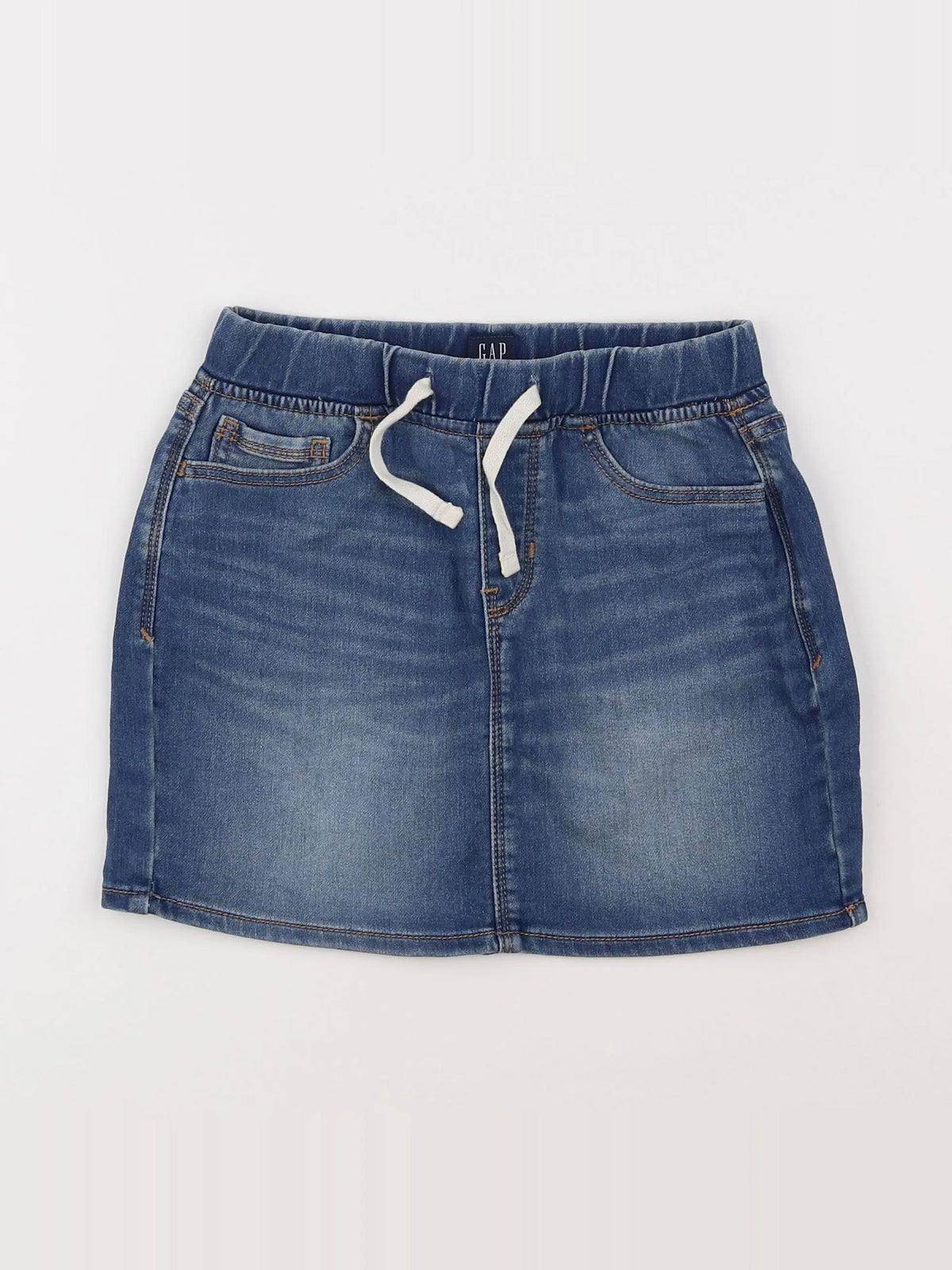 GAP - jupe bleu - 8/9 ans