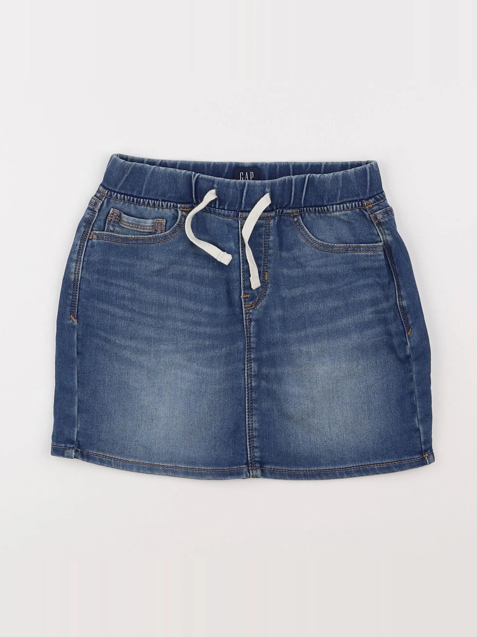 GAP - jupe bleu - 8/9 ans