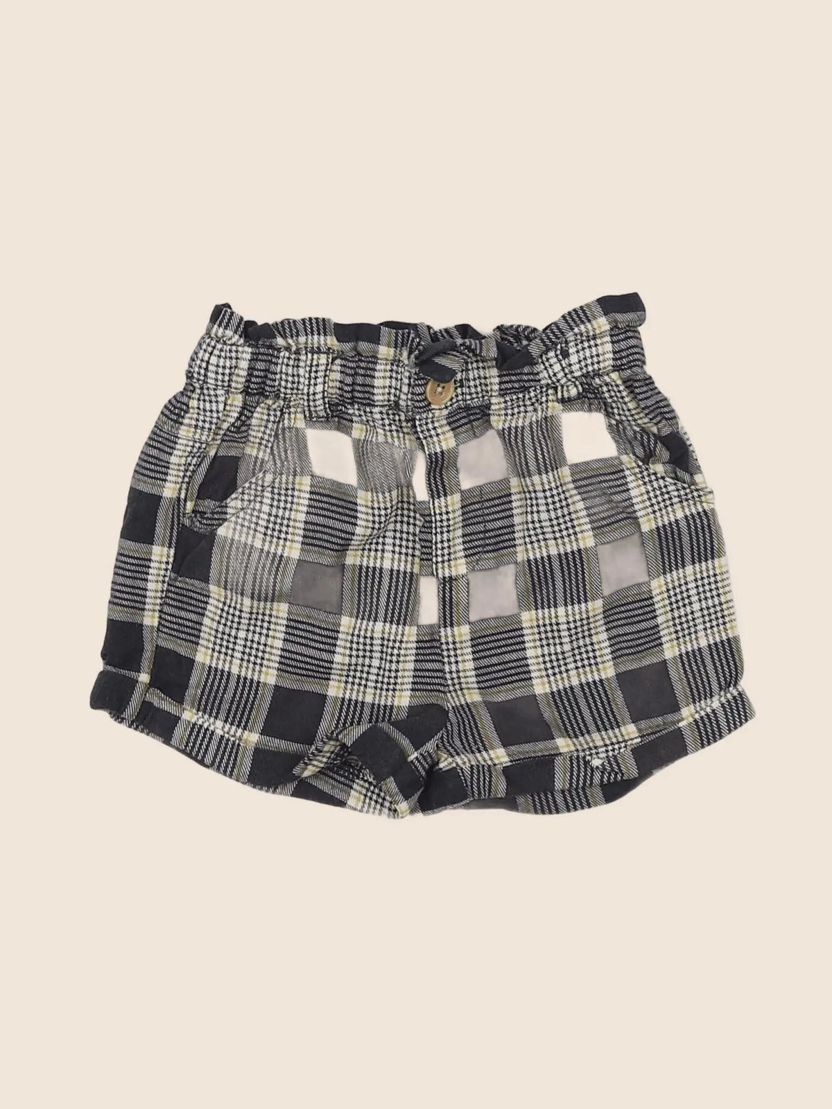 Vertbaudet - short gris - 9 mois