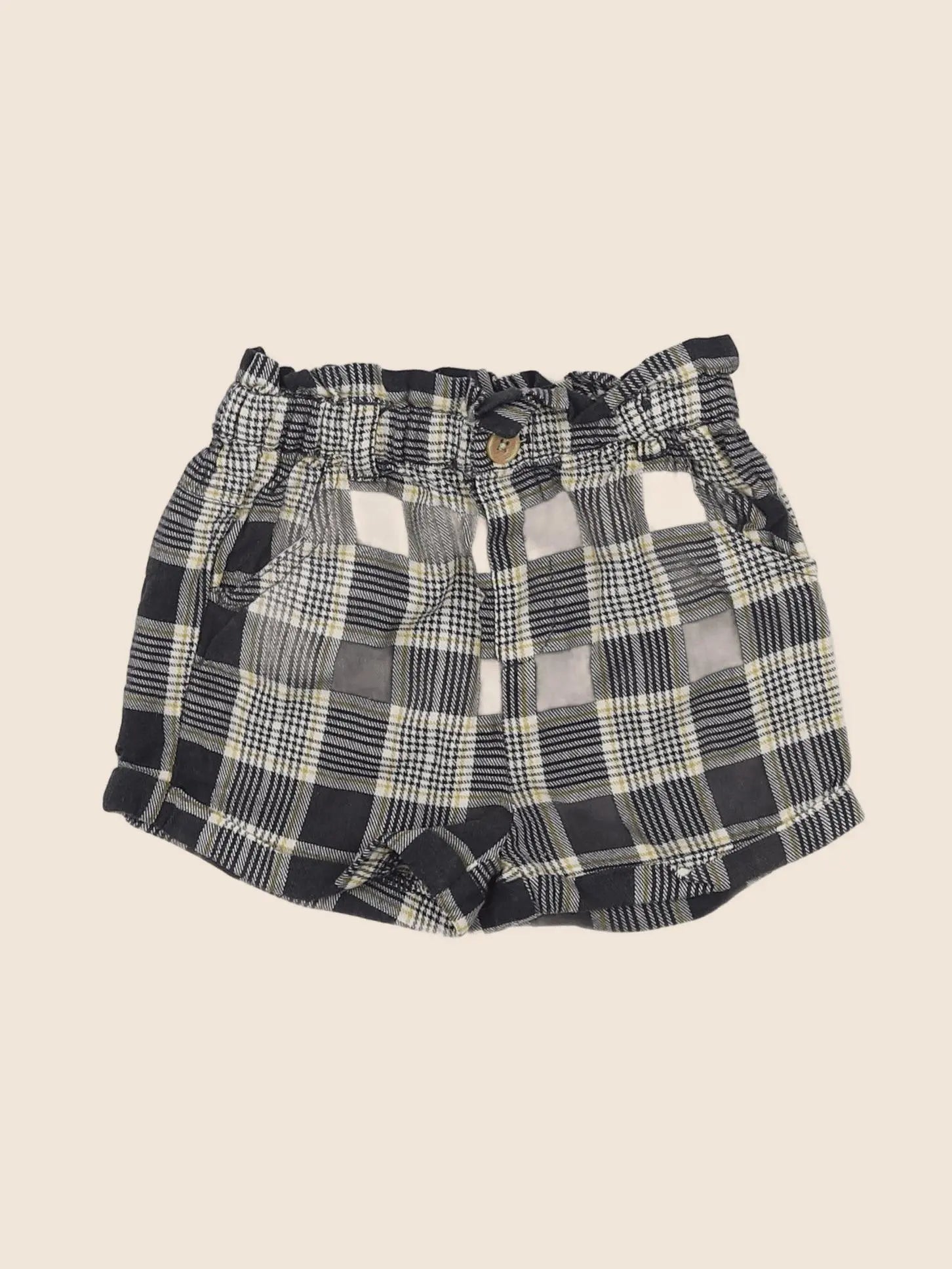 Vertbaudet - short gris - 9 mois