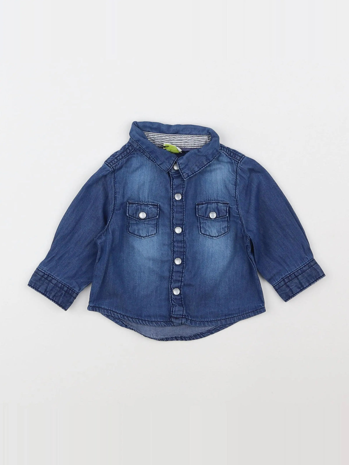 Tape à l'oeil - chemise bleu - 3 mois