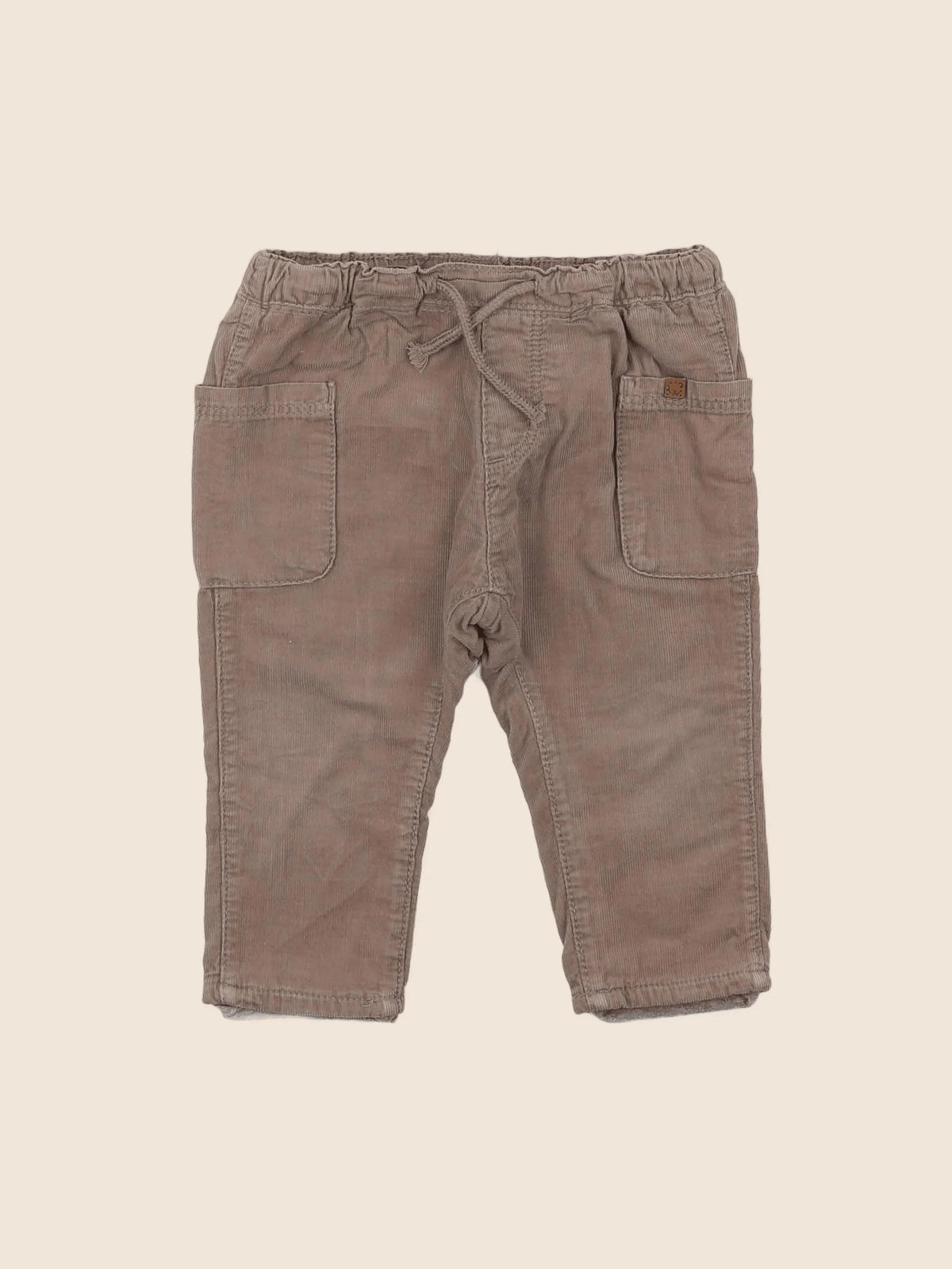 H&M - pantalon beige - 6/9 mois