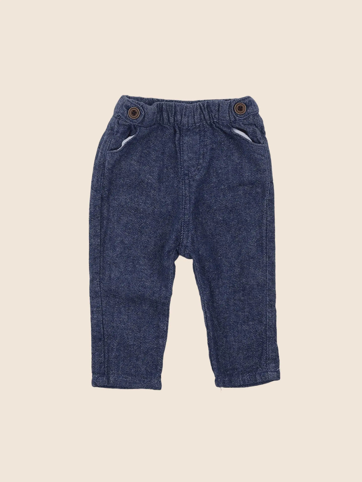 Tape à l'oeil - pantalon bleu - 6 mois