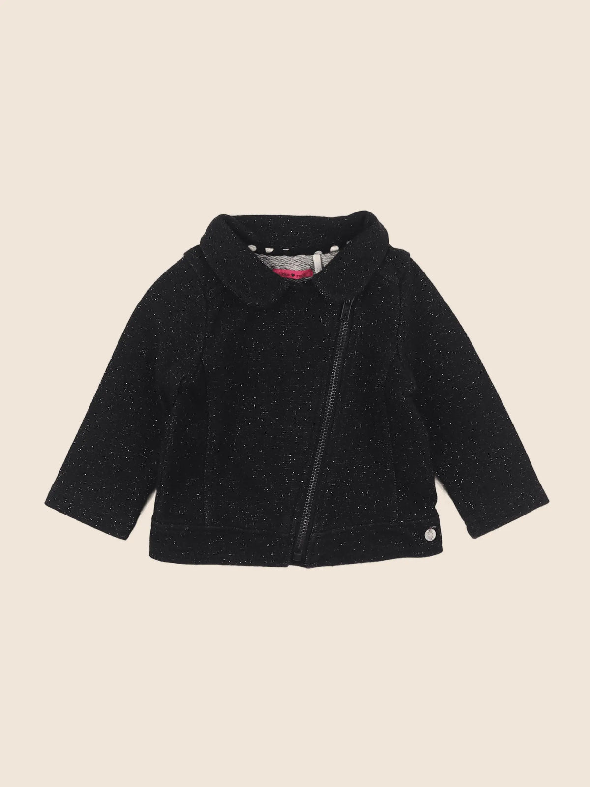IKKS - veste imprimé au dos argent, noir - 12 mois