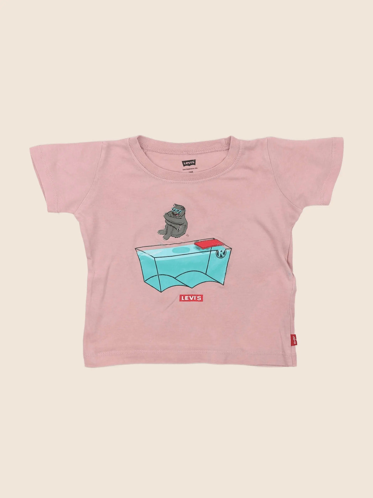 Levi's - tee-shirt rose - 18 mois