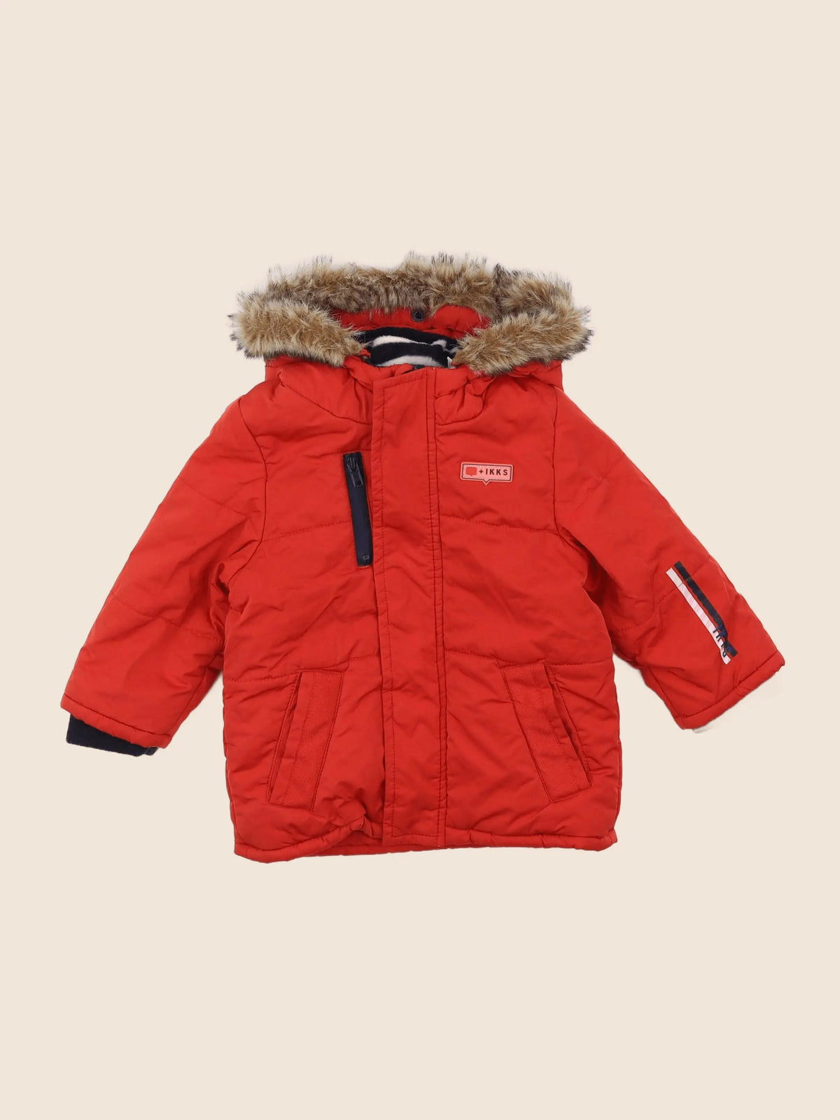 IKKS - doudoune rouge - 12 mois