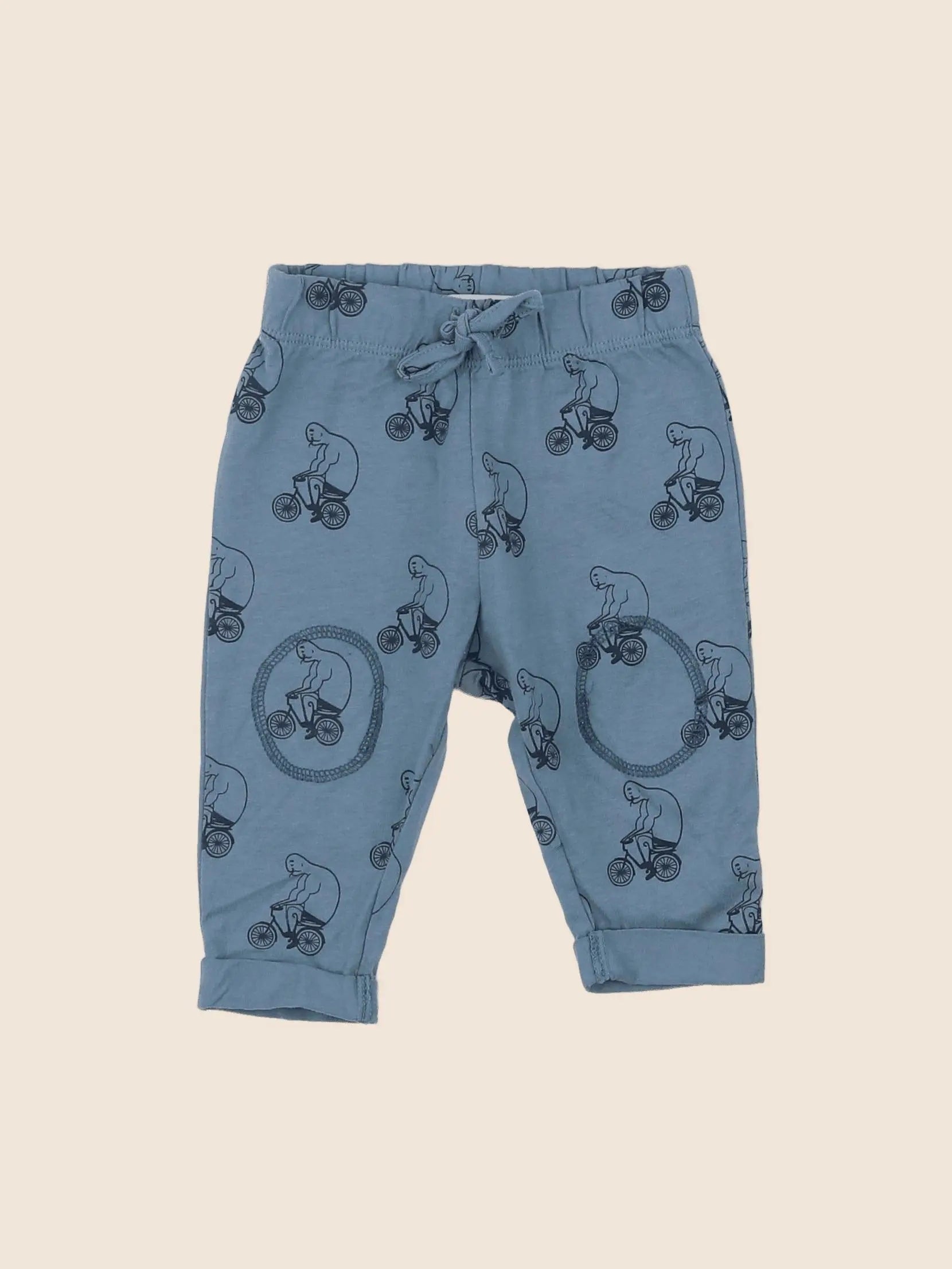 La Redoute - legging bleu - 3 mois