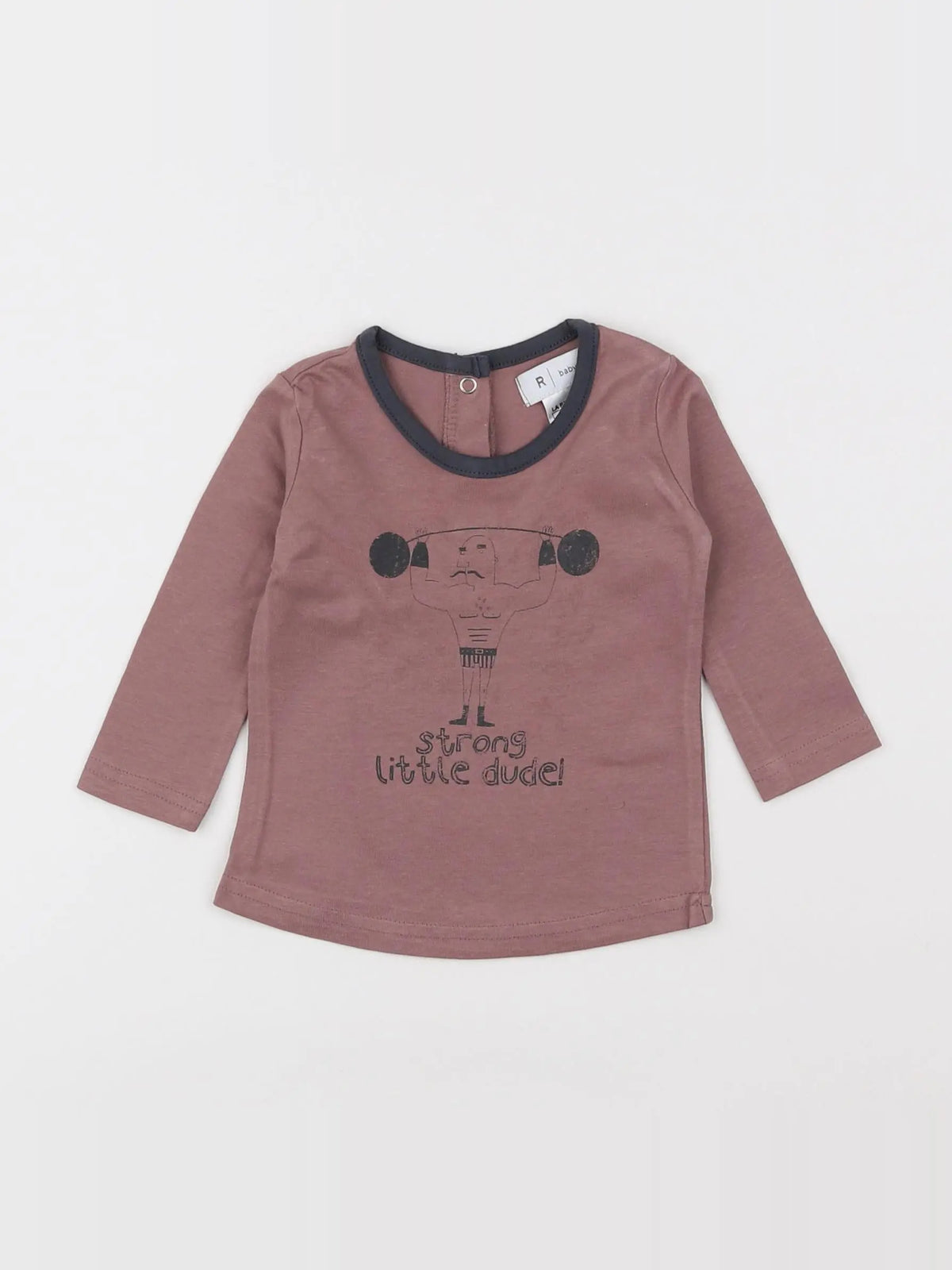 La Redoute - tee-shirt marron - 3 mois