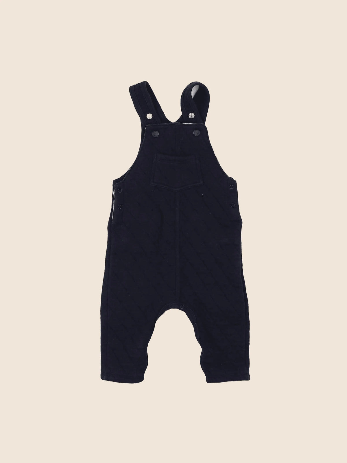 Petit Bateau - salopette bleu - 6 mois