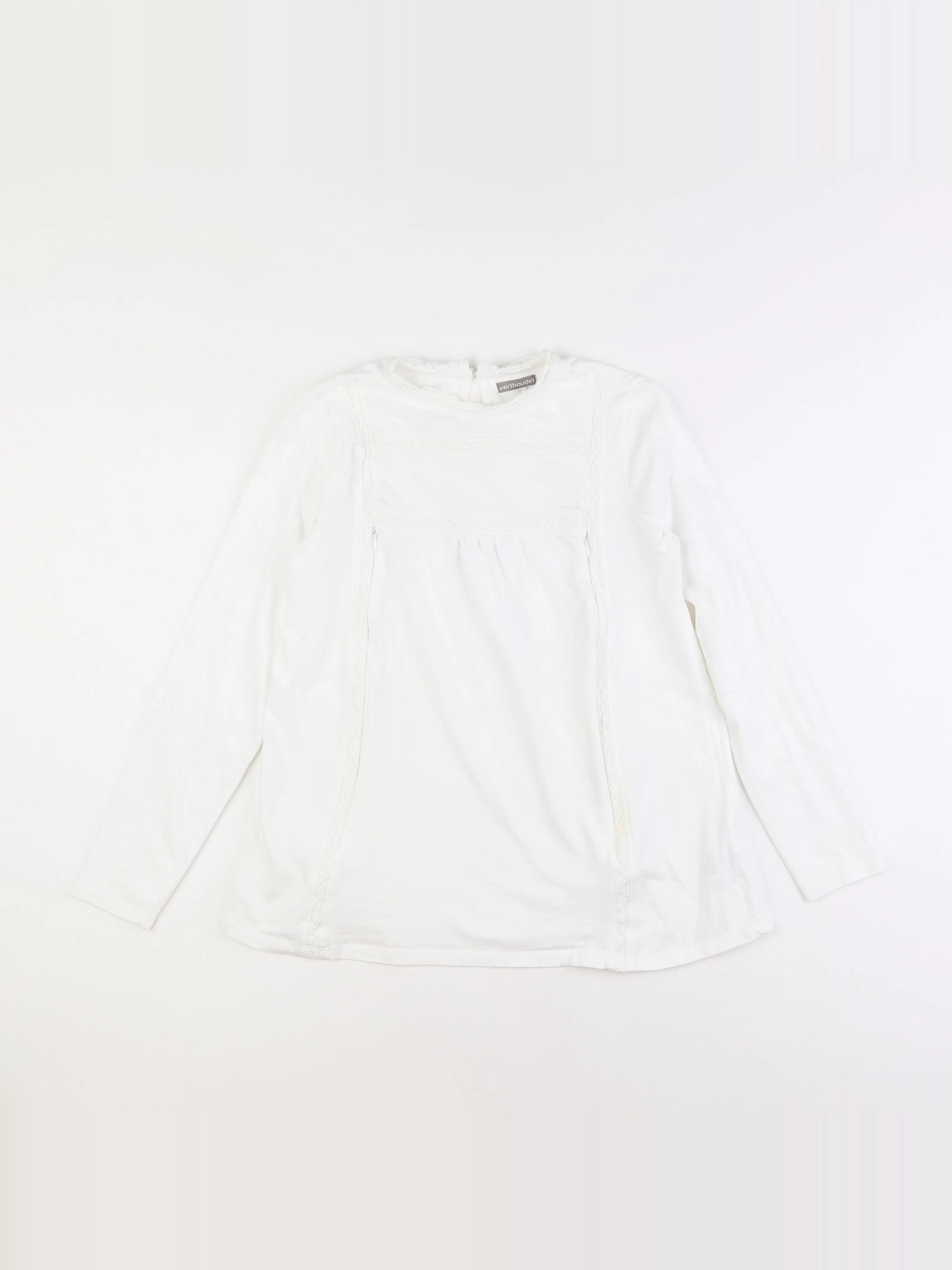 Vertbaudet - tee-shirt grossesse blanc - 34 à 36