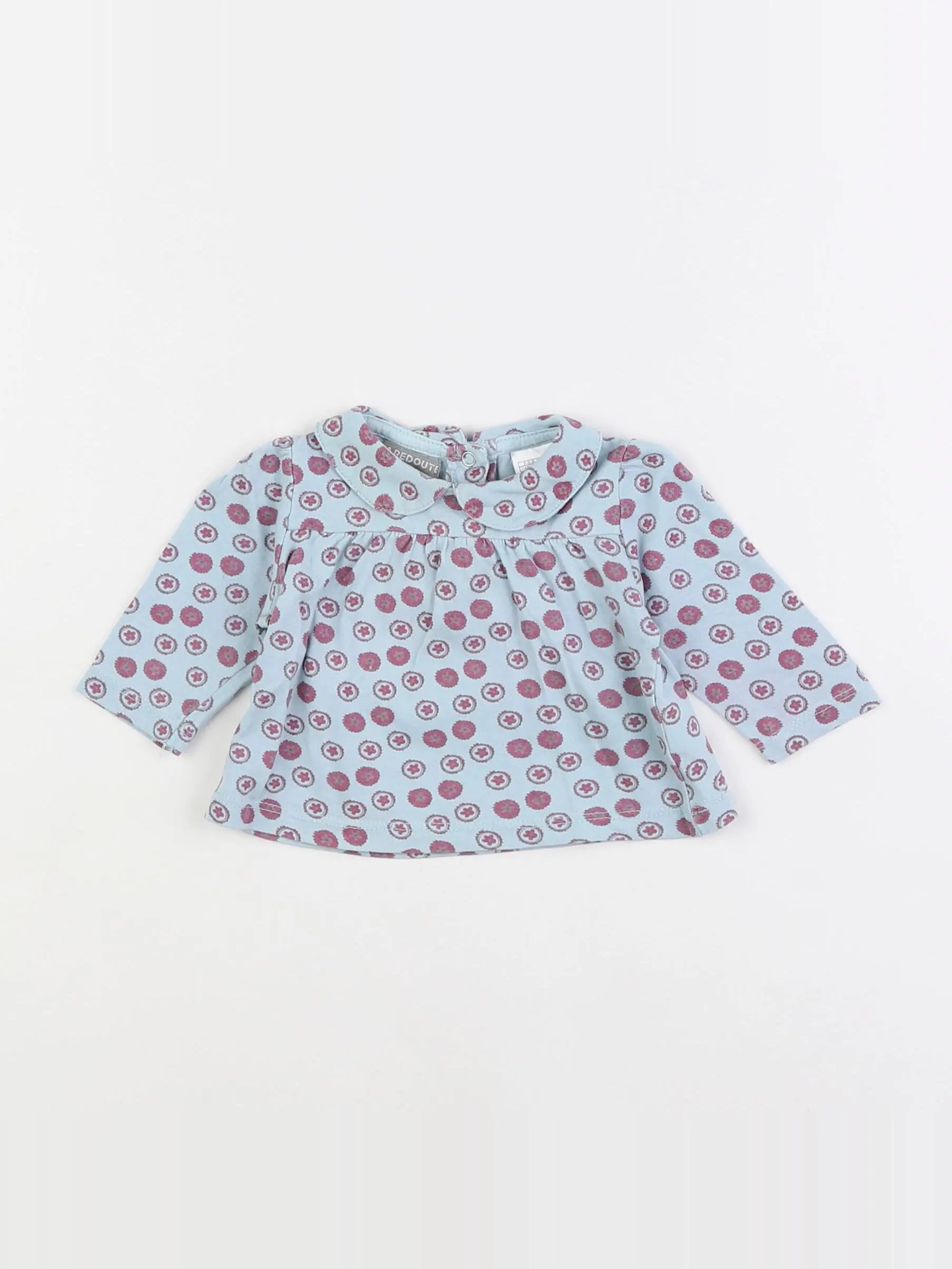 La Redoute - tee-shirt bleu - 1 mois