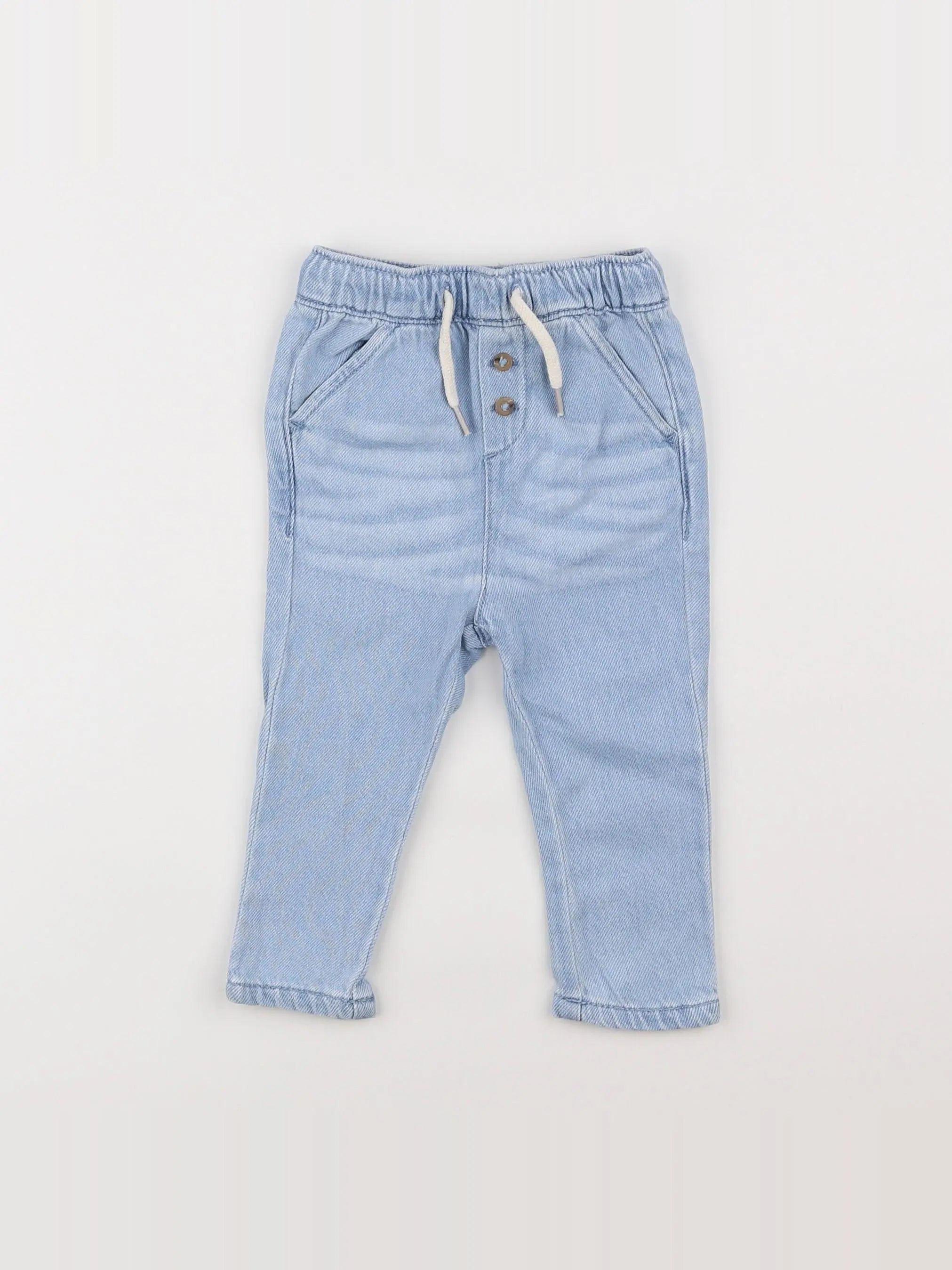 Vertbaudet - jean bleu - 9 mois