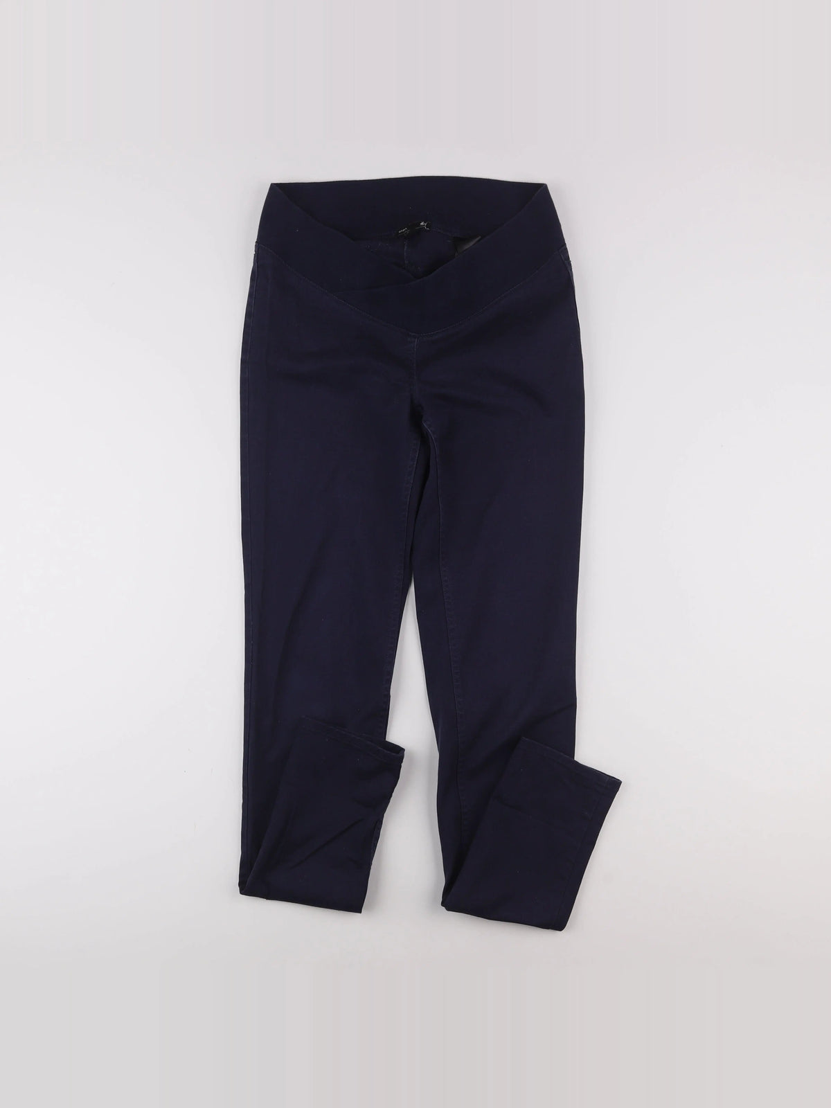 H&M - pantalon grossesse bleu - 38