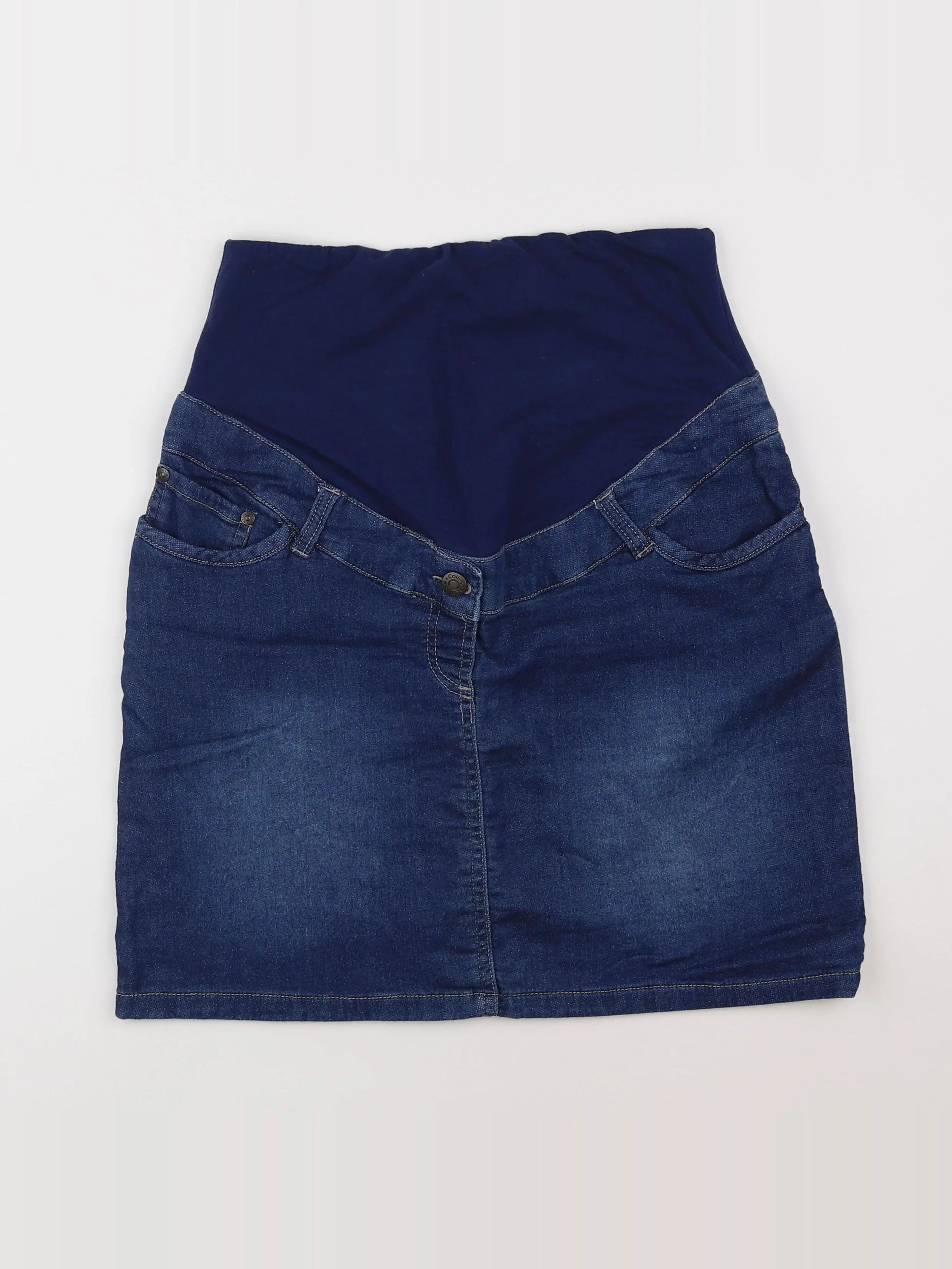 Vertbaudet - jupe grossesse bleu - 36