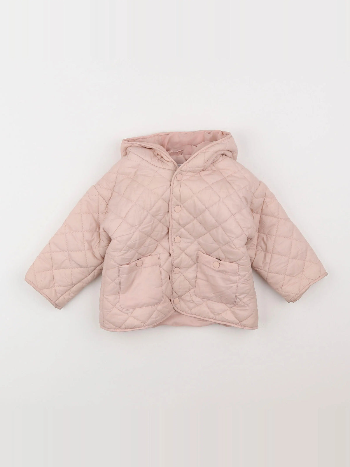 Vertbaudet - doudoune rose - 18 mois
