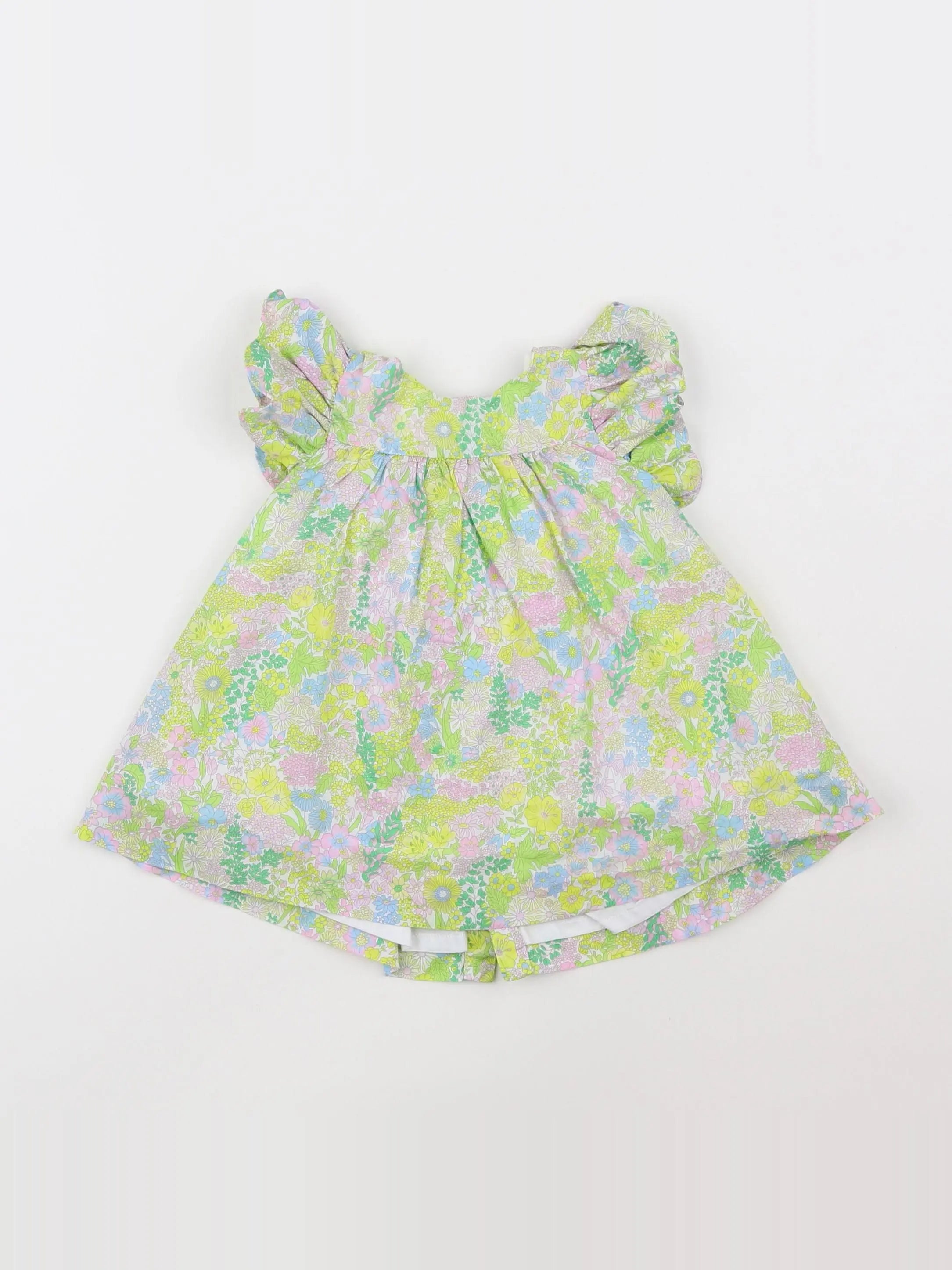 Jacadi - robe liberty multicolore - 6 mois
