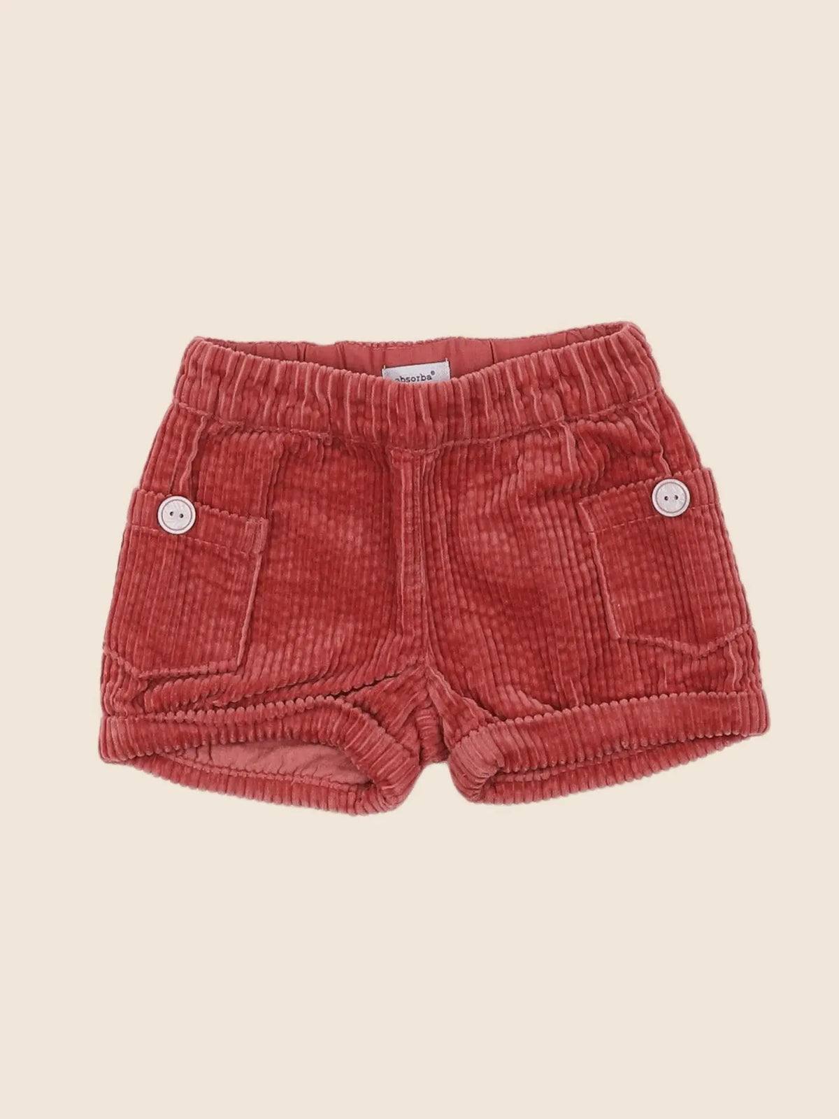 Absorba - short rouge - 6 mois