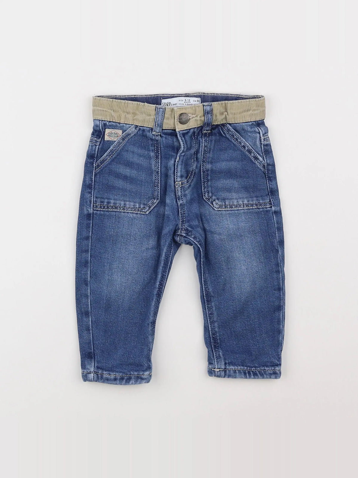 Zara - jean bleu - 9/12 mois