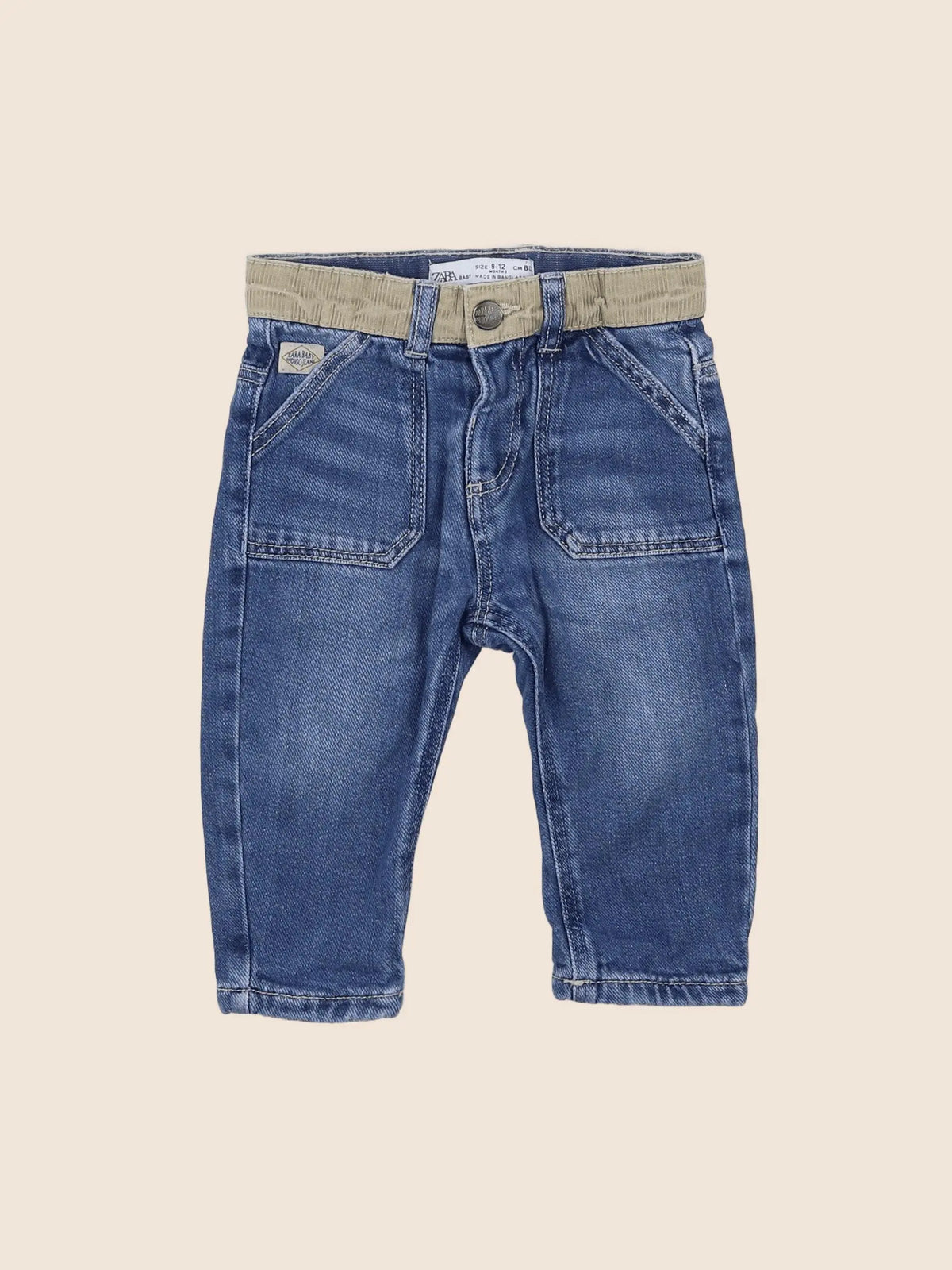 Zara - jean bleu - 9/12 mois