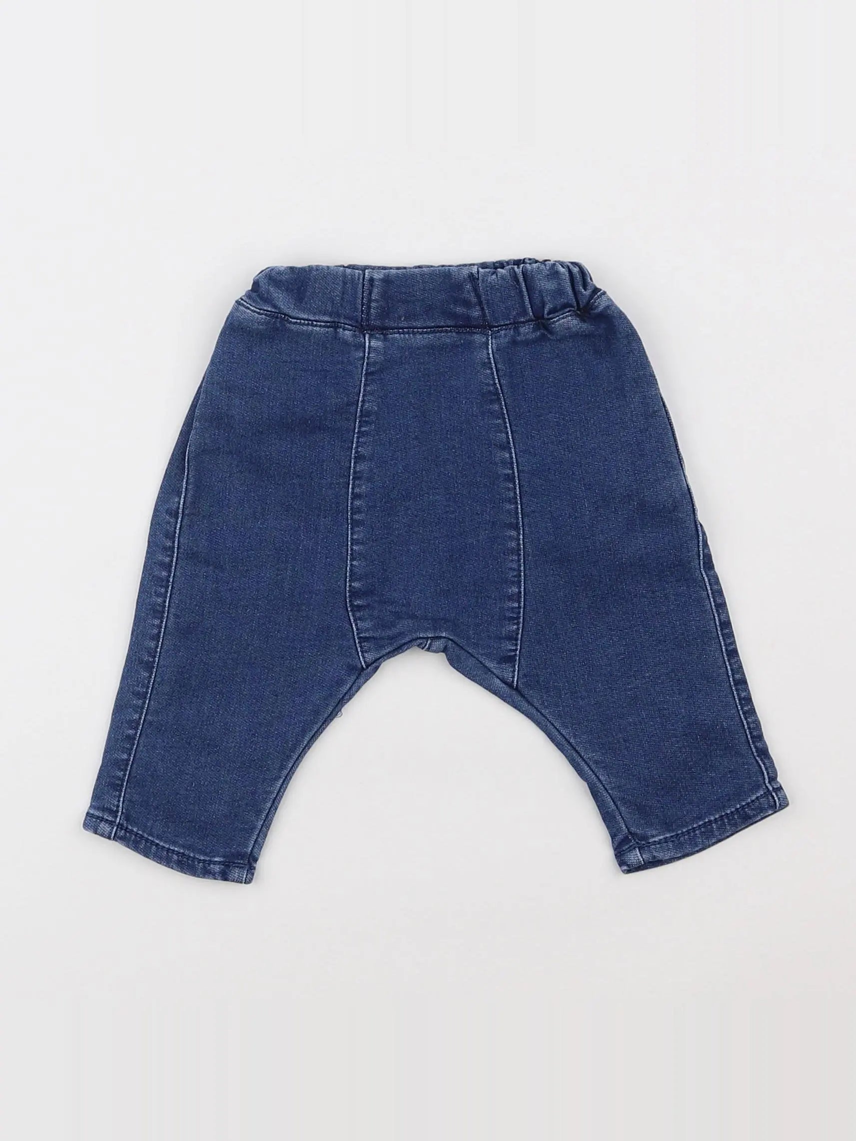 Vertbaudet - sarouel bleu - 1 mois