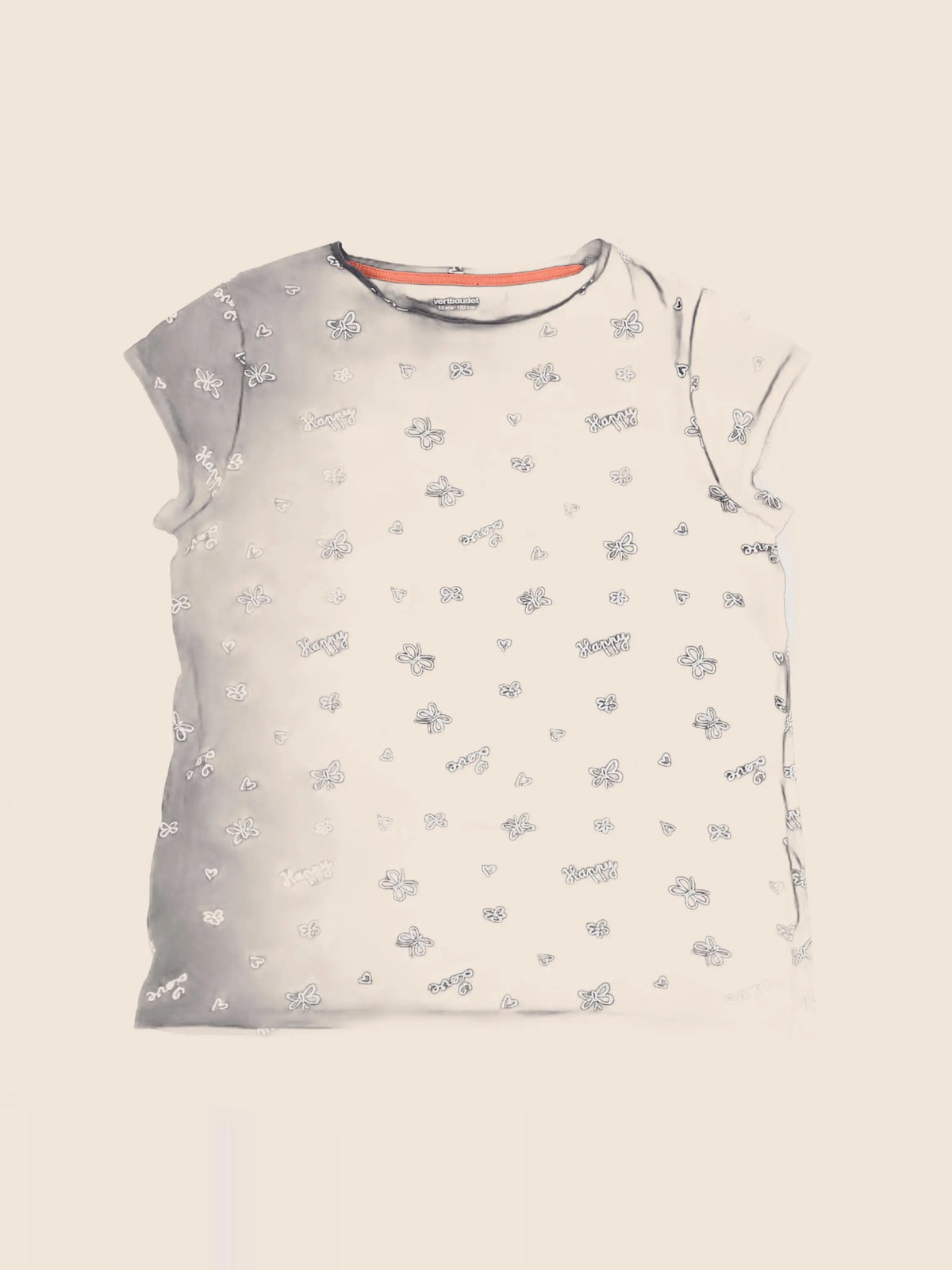 Vertbaudet - tee-shirt gris - 12 ans