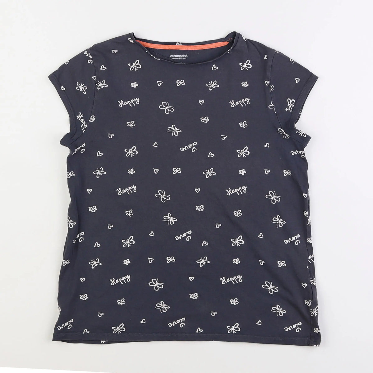 Vertbaudet - tee-shirt gris - 12 ans