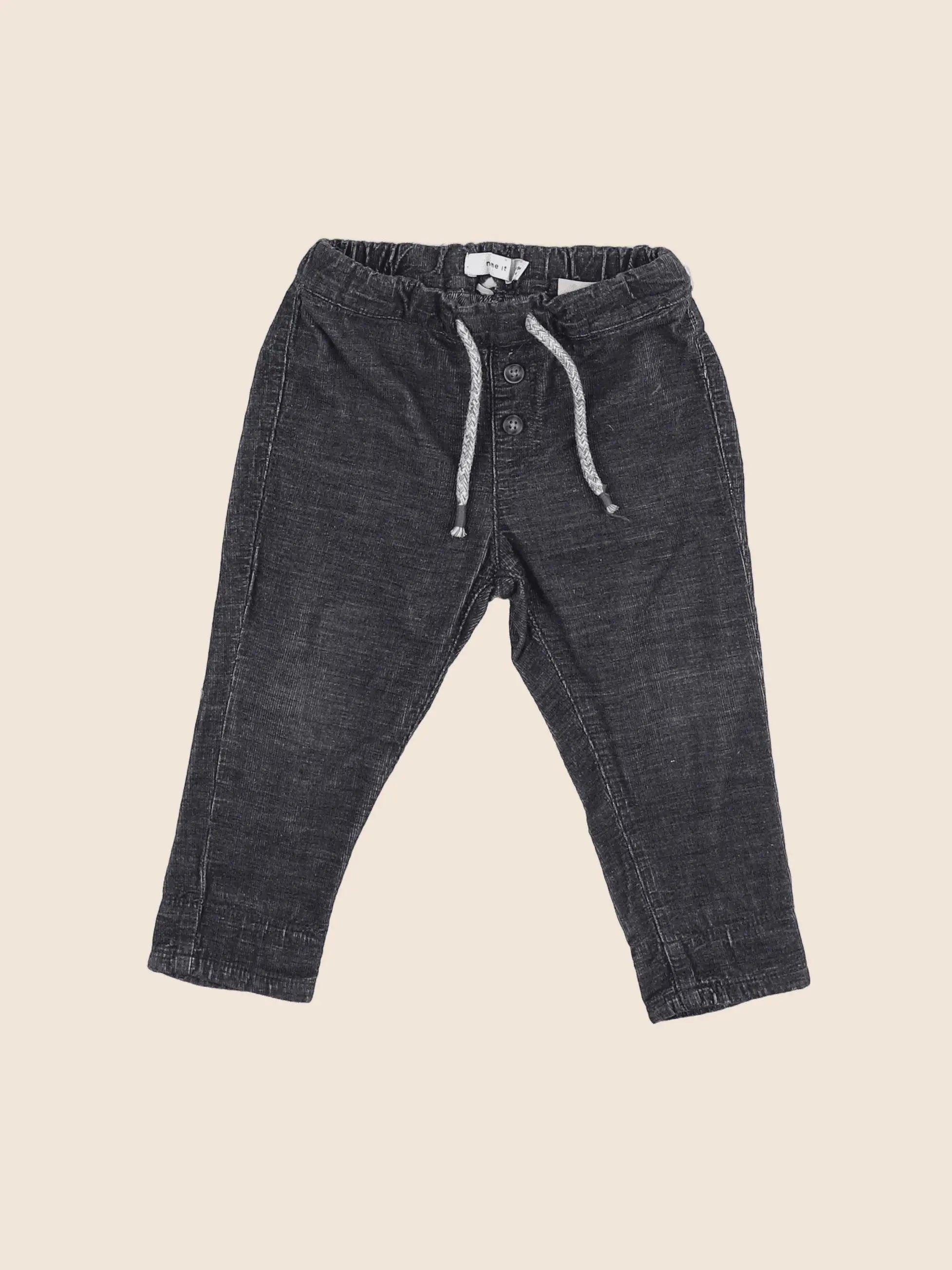 Name it - pantalon gris - 6/9 mois