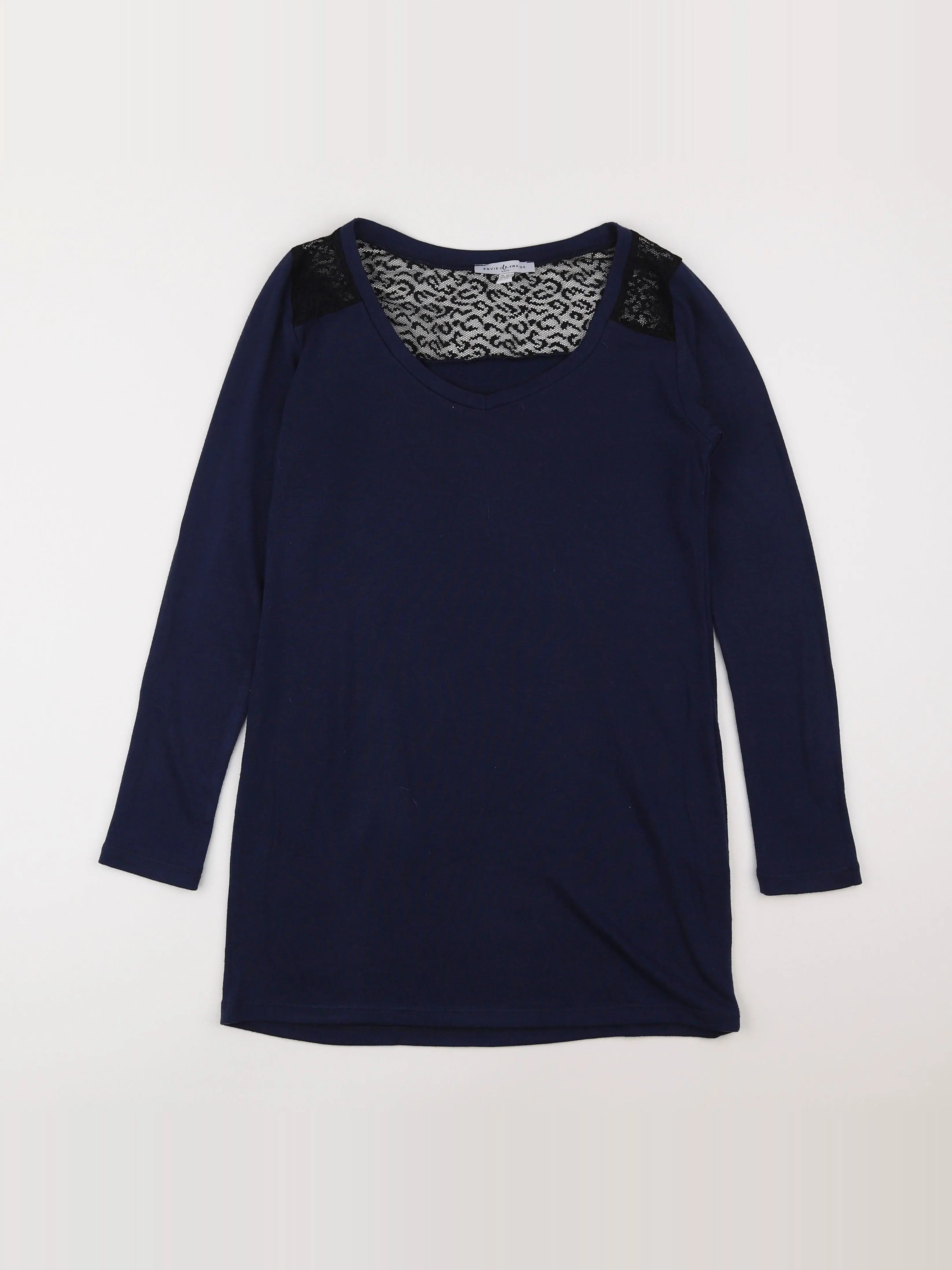 Envie de fraise - blouse grossesse bleu - 36 à 38
