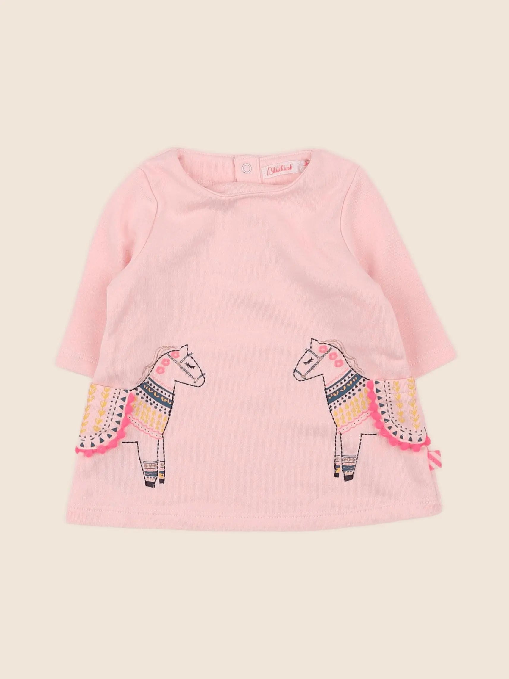 Billie Blush - robe rose - 3 mois