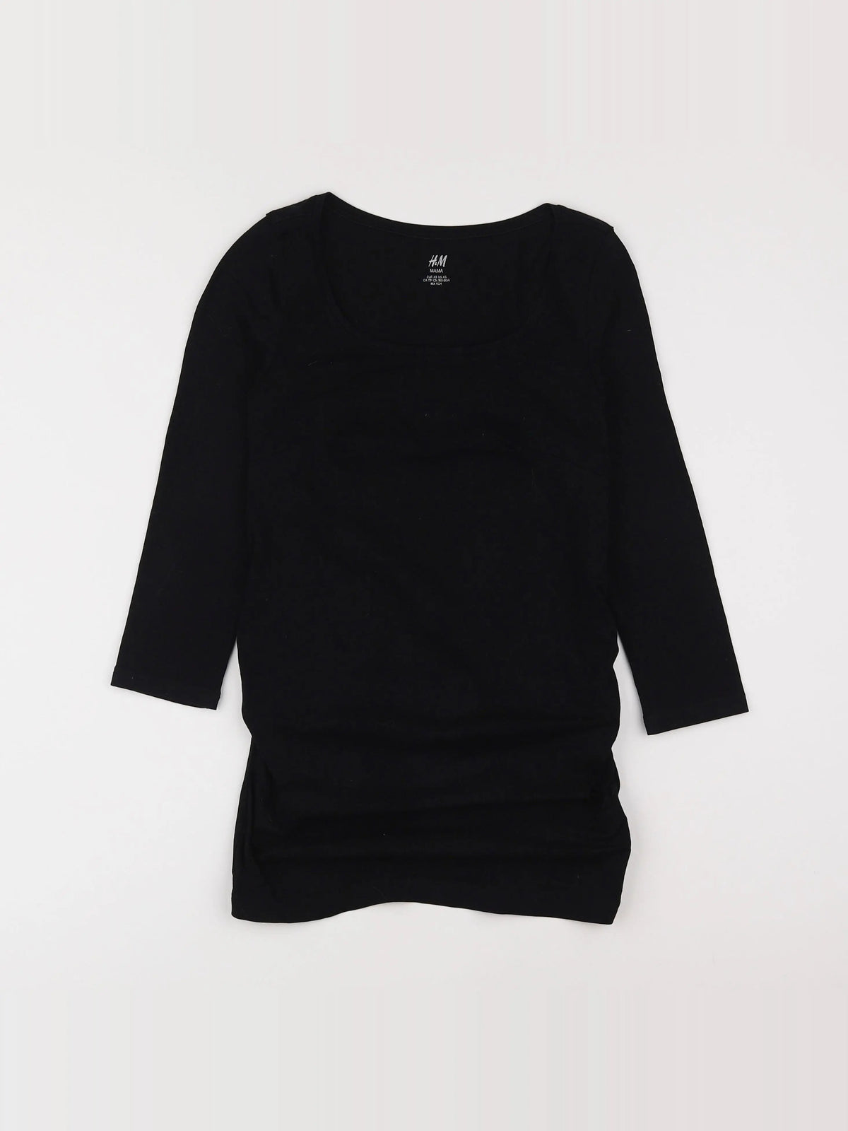 H&M - tee-shirt grossesse noir - 34 à 36