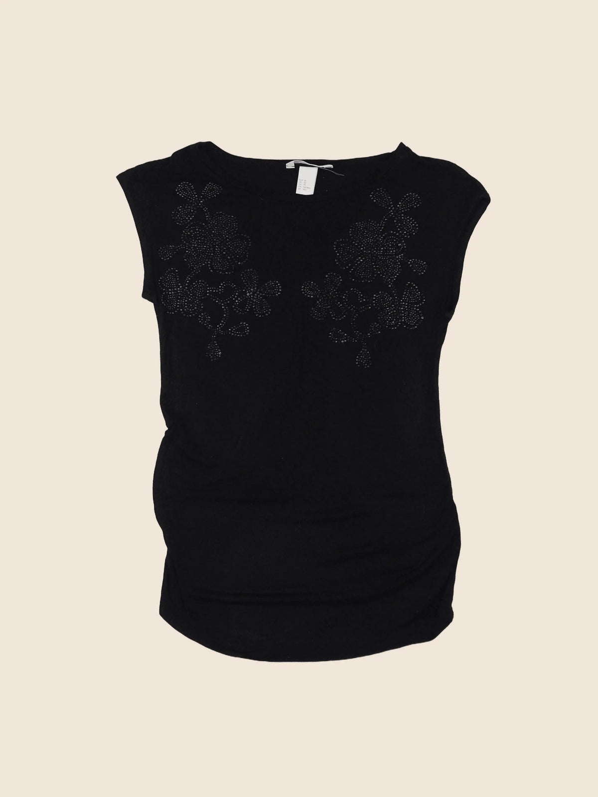 H&M - tee-shirt grossesse noir - 34
