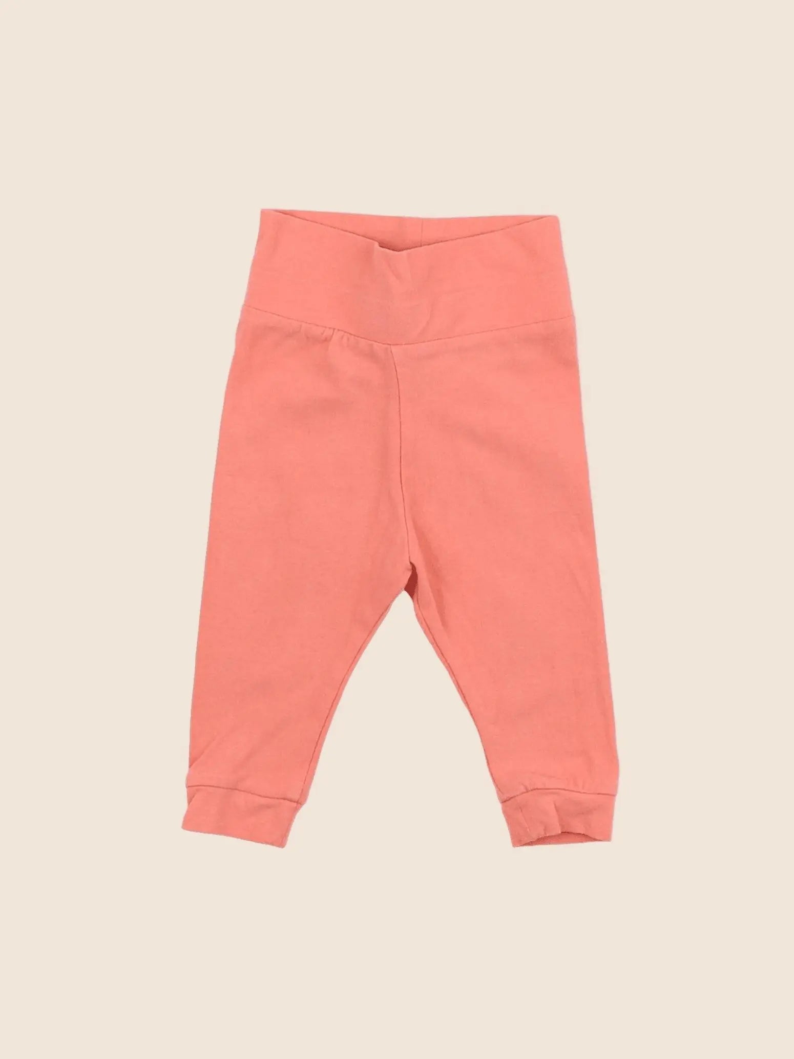 Vertbaudet - legging orange - 3 mois
