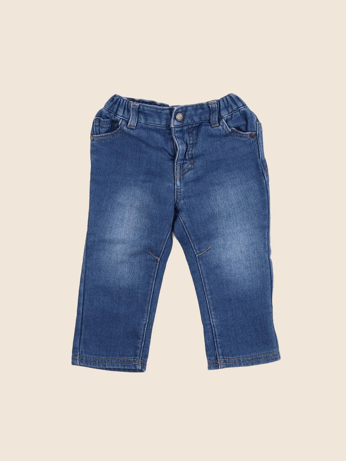 Vertbaudet - jean bleu - 6 mois