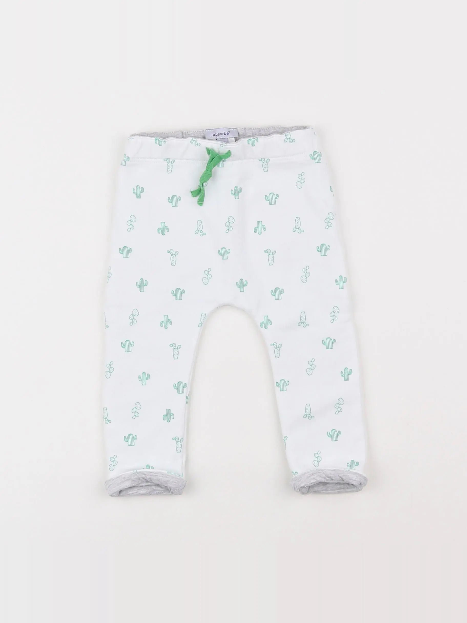 Absorba - jogging blanc, vert - 6 mois