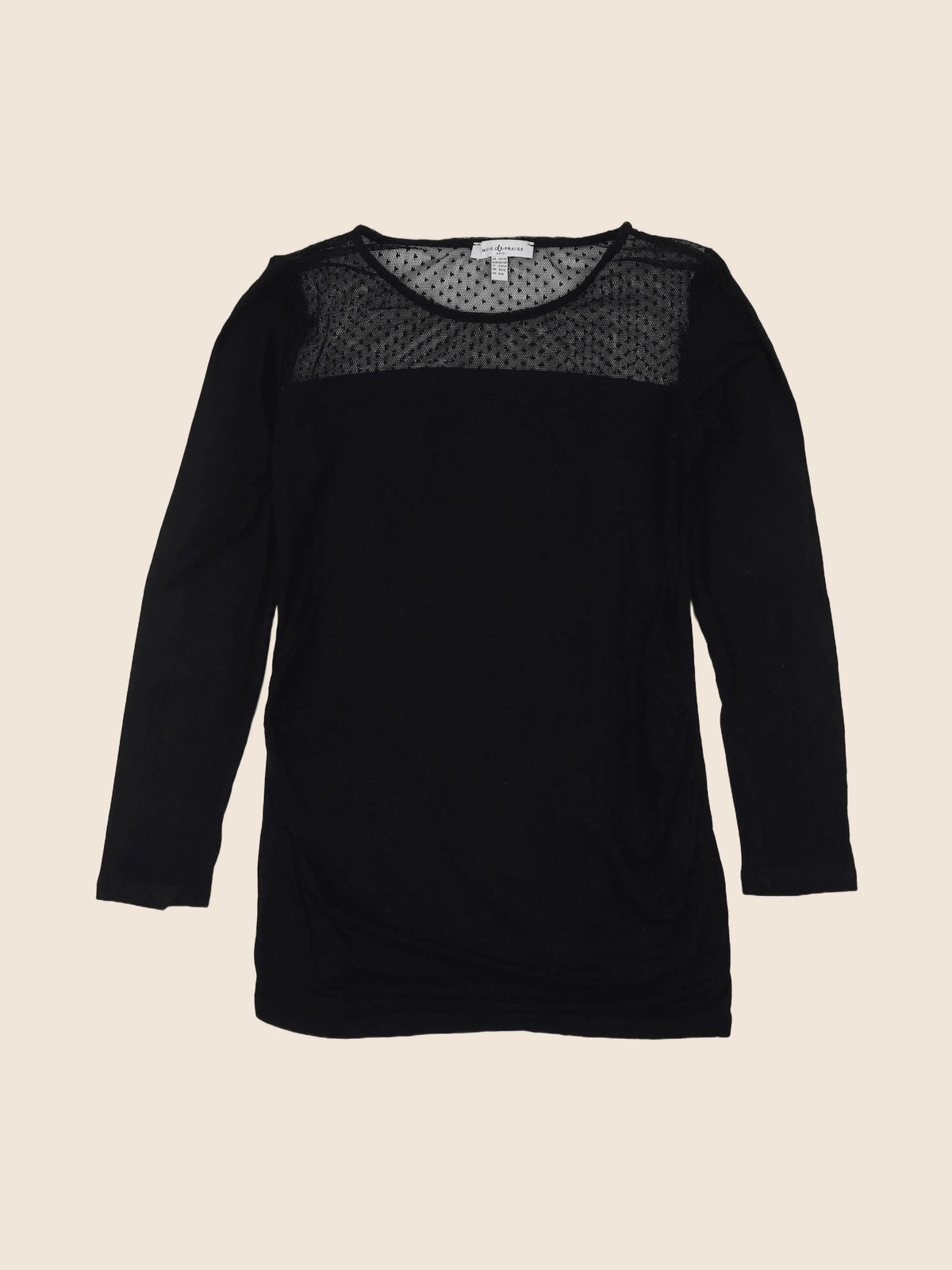 Envie de fraise - tee-shirt grossesse noir - 42 à 44