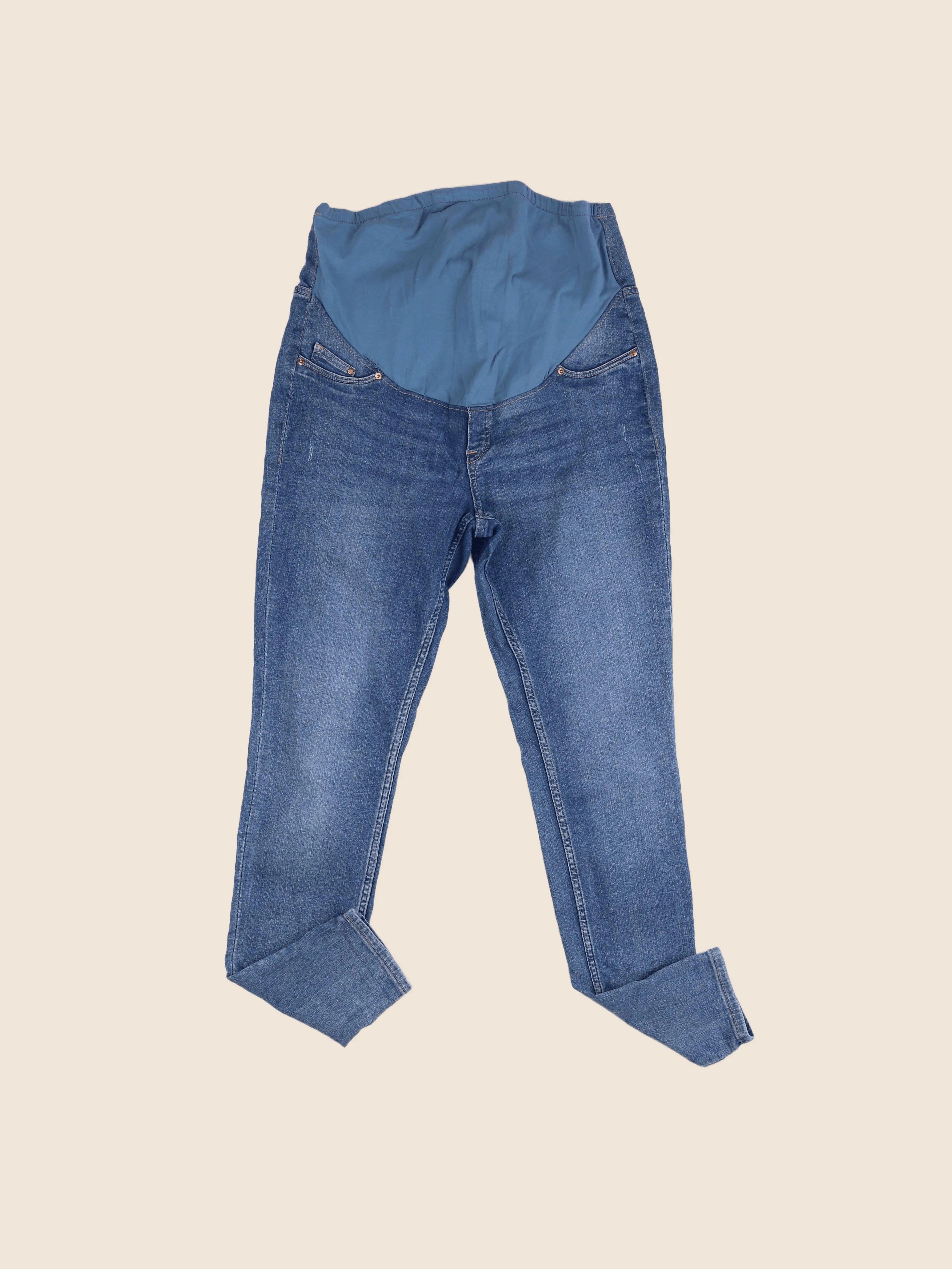 H&M - jean grossesse bleu - 40