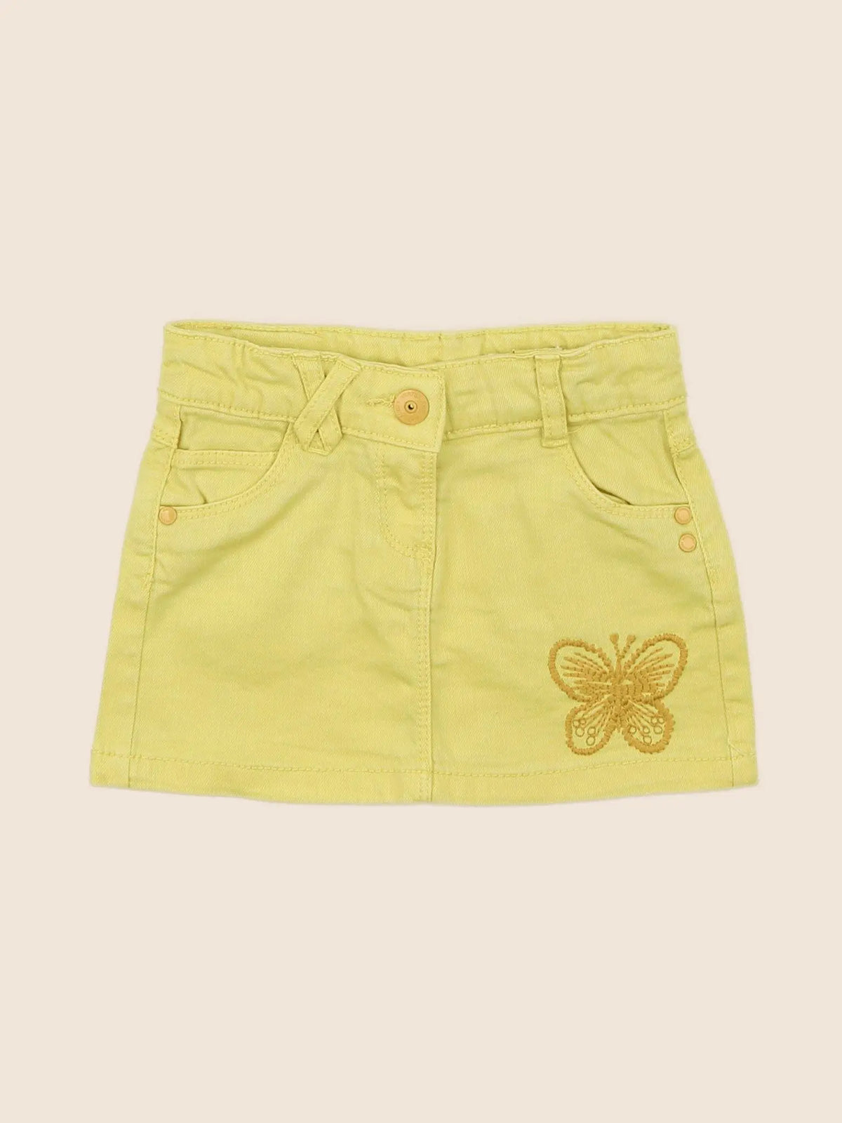 Vertbaudet - jupe jaune - 2 ans