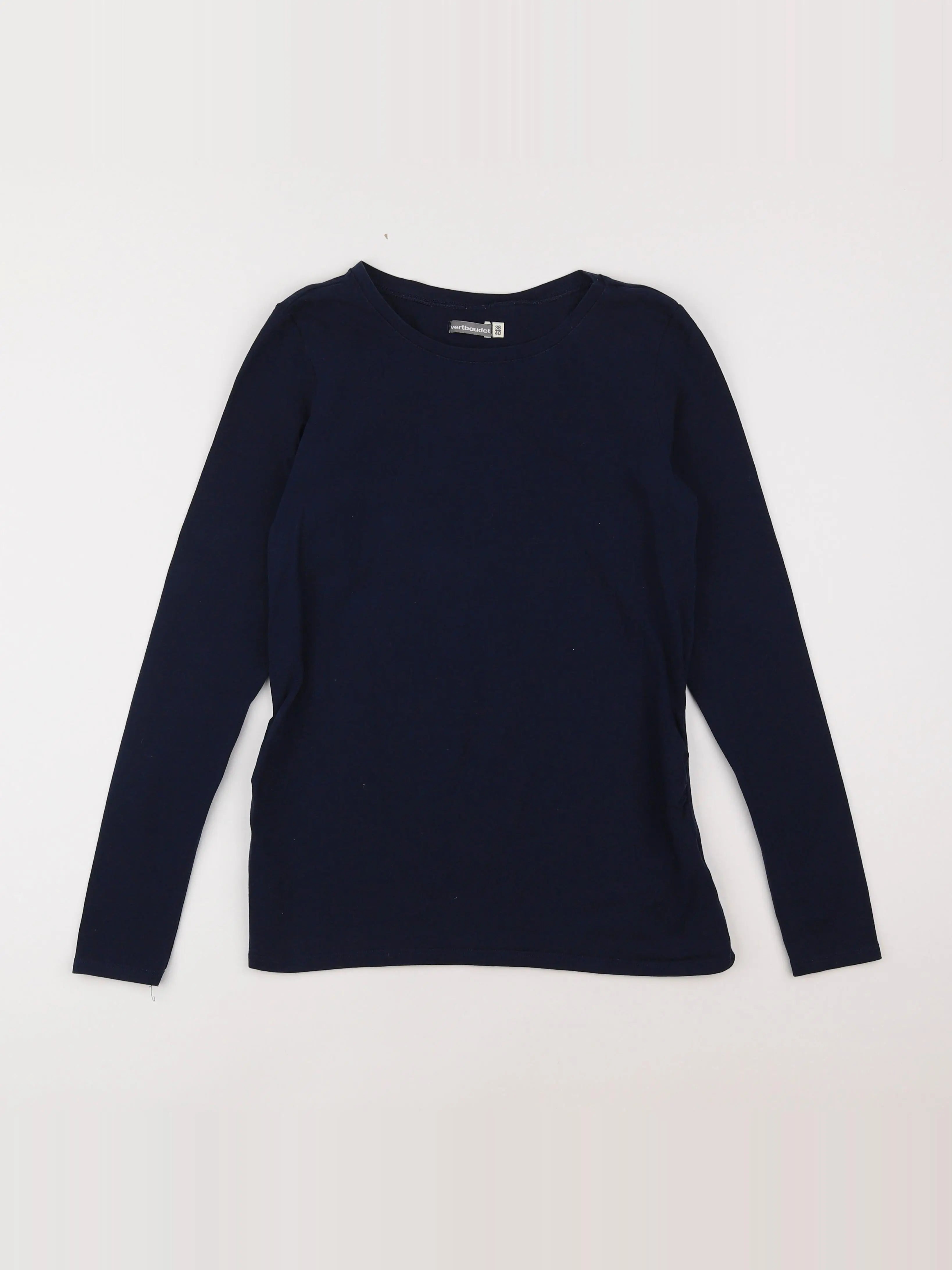 Vertbaudet - tee-shirt grossesse bleu - 38 à 40